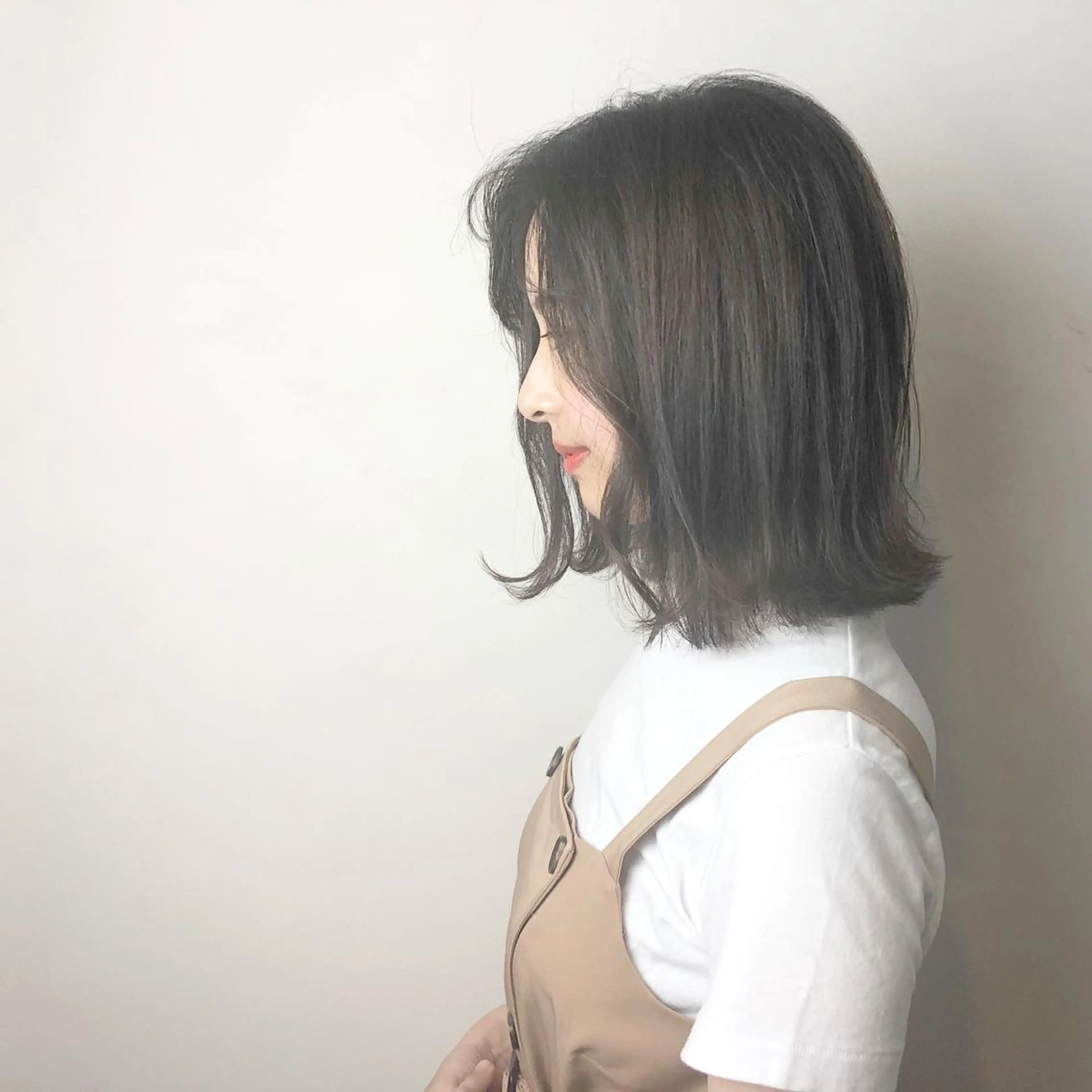 ミディアム カラー カラーモデル募集中 美容室ハピスのヘアスタイル