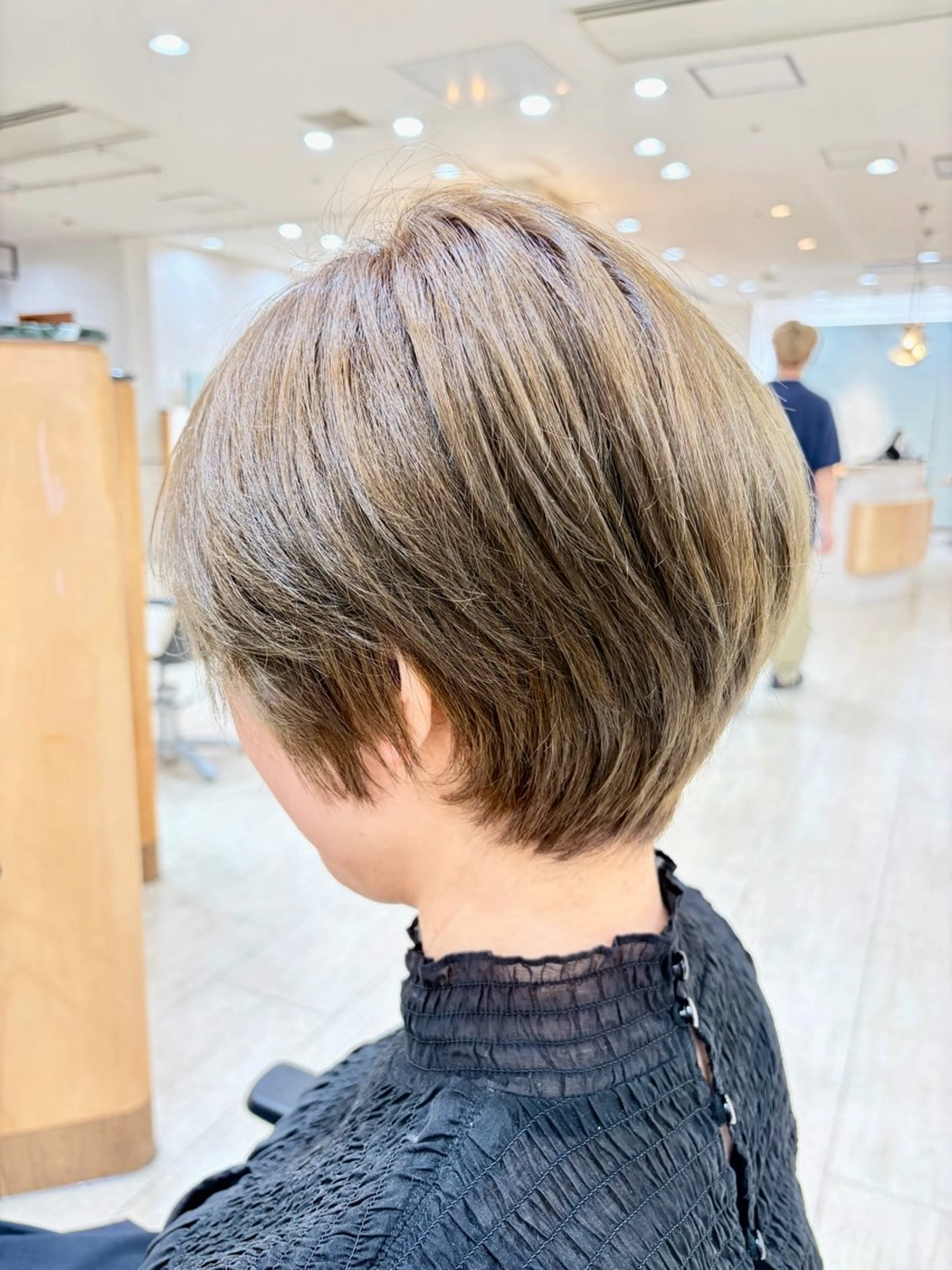 ショート 丸みショート ショートヘア ヘアカラー 嶽 昇汰のヘアスタイル