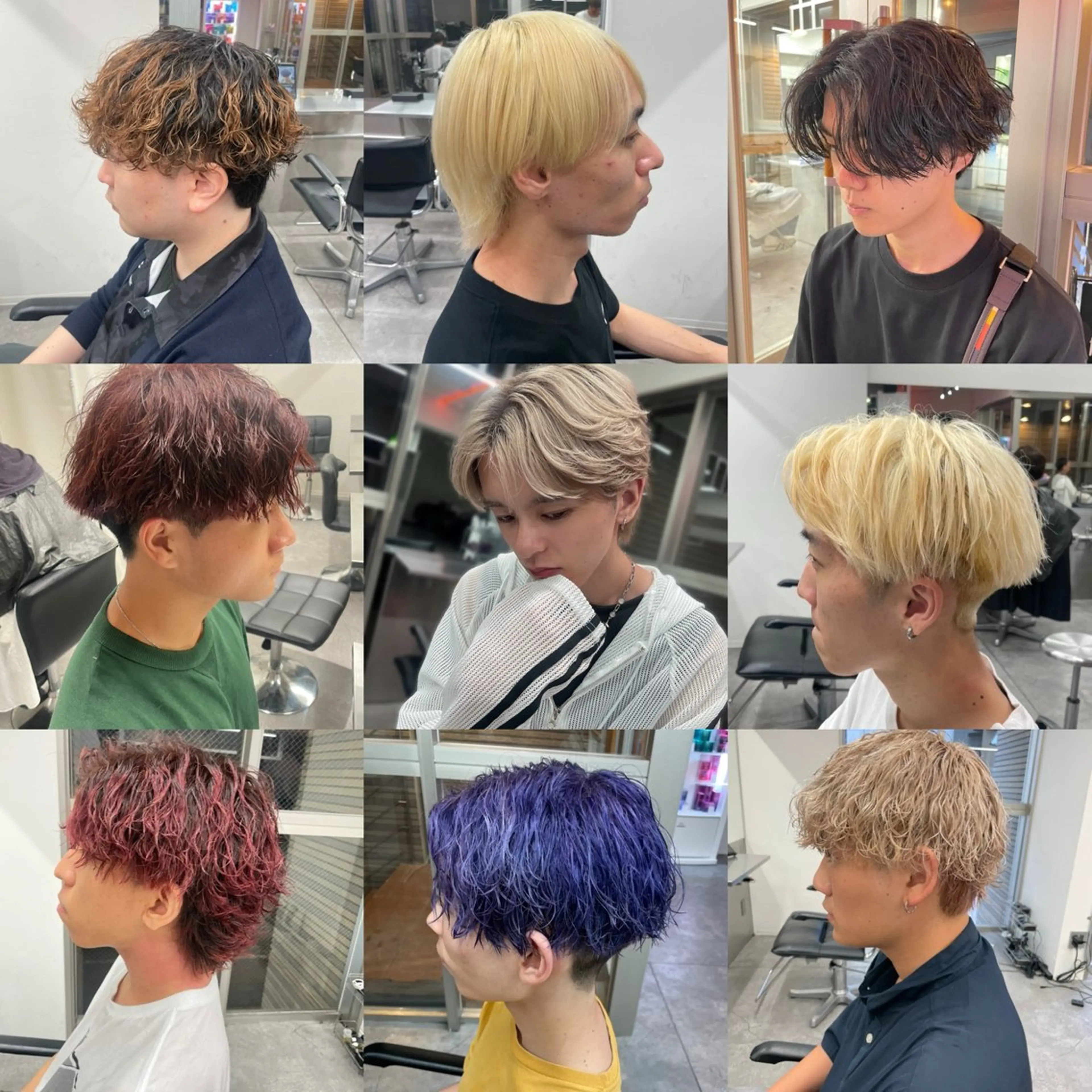 カラー パーマ メンズ カット ヘアカラー パーマ 町田エリアＮｏ．１/ パーマ特化/太田京希のヘアスタイル