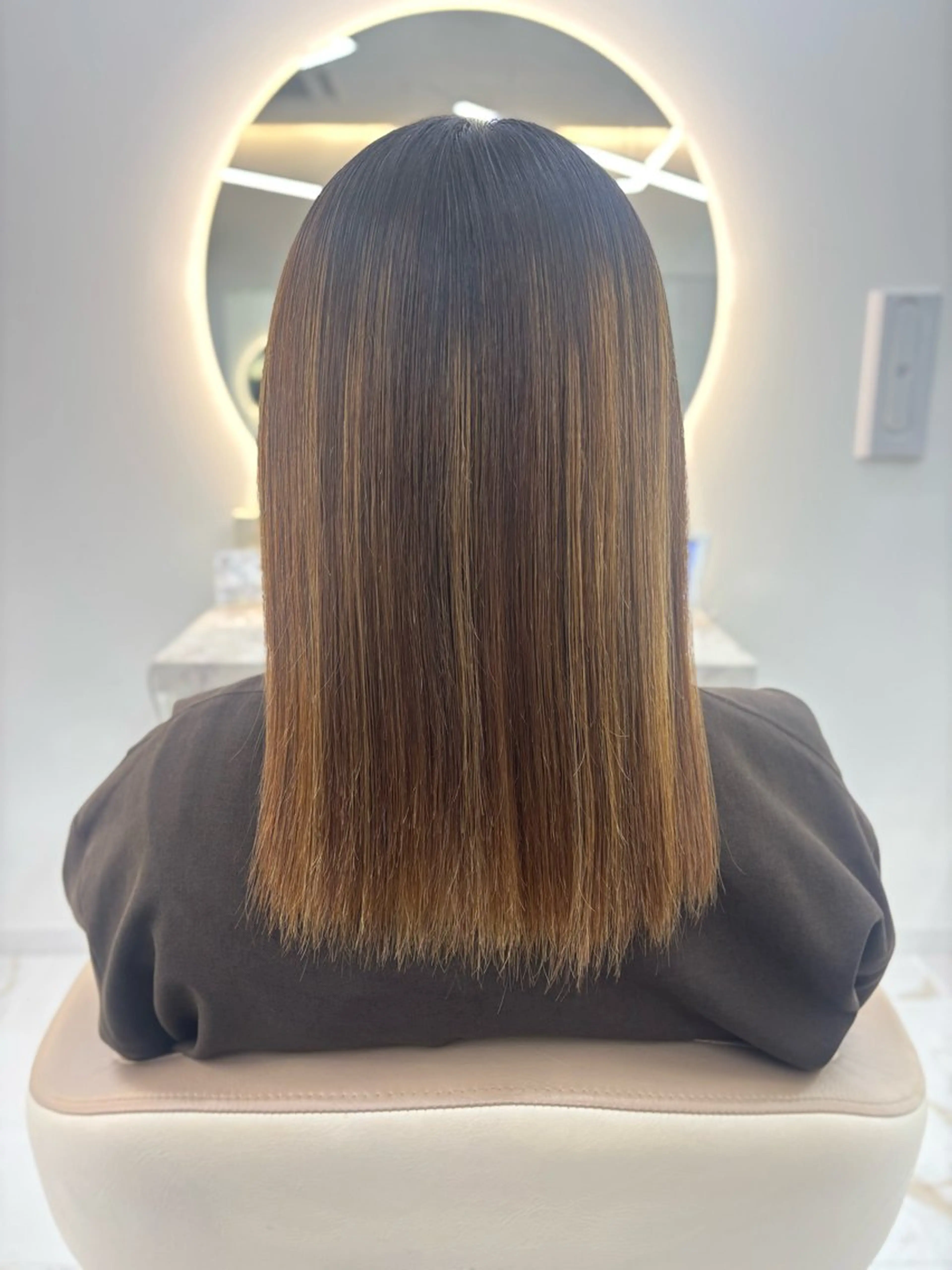 縮毛矯正 EARTH秋田新国道店所属・EARTH秋田新国道 ／佐藤美柚のヘアスタイル