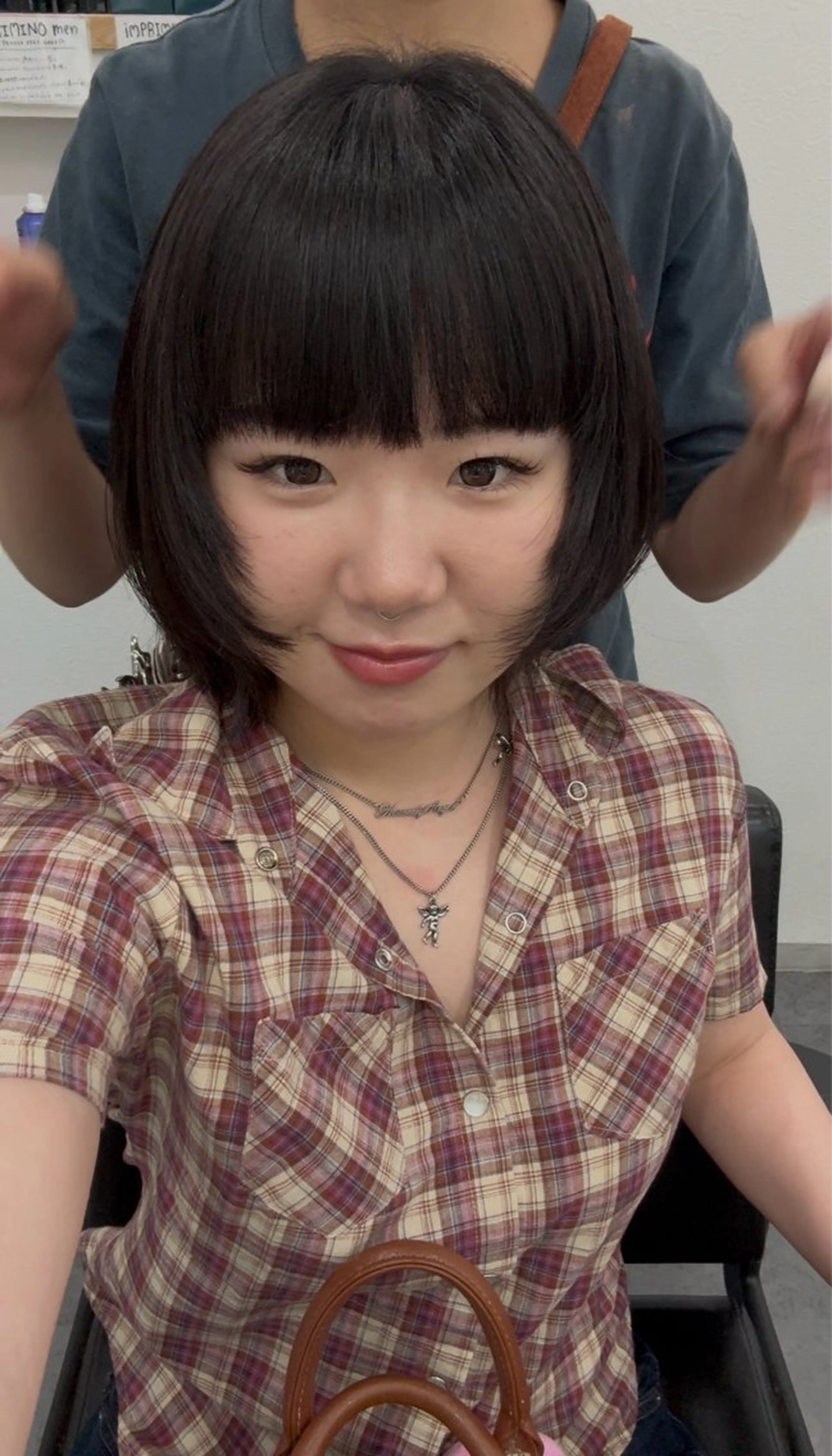 ショート ボブレイヤー ボブ 顔周りカット レイヤーカット カット 石井 大空のヘアスタイル