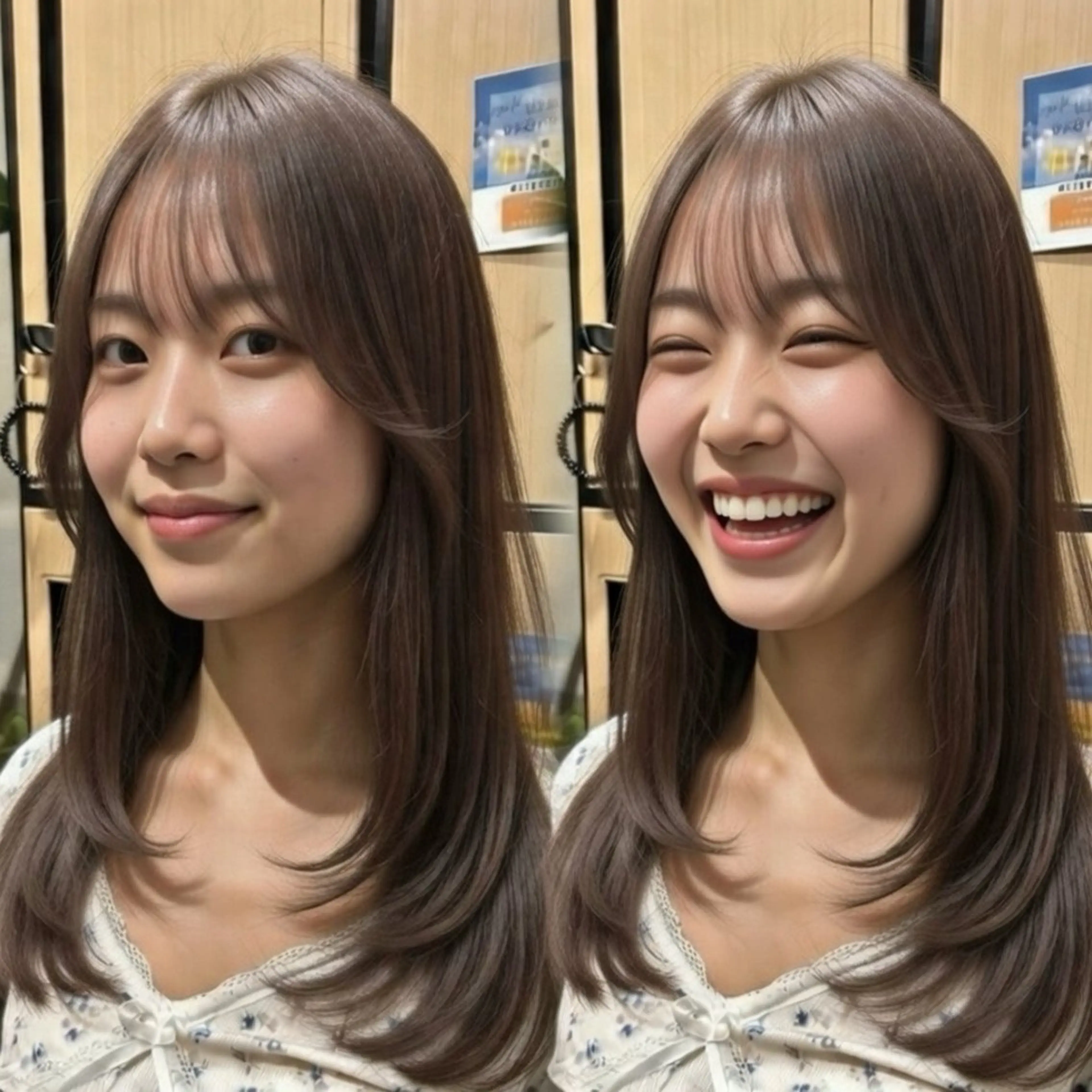 【20代人気✨】カット＋透明感カラーの写真