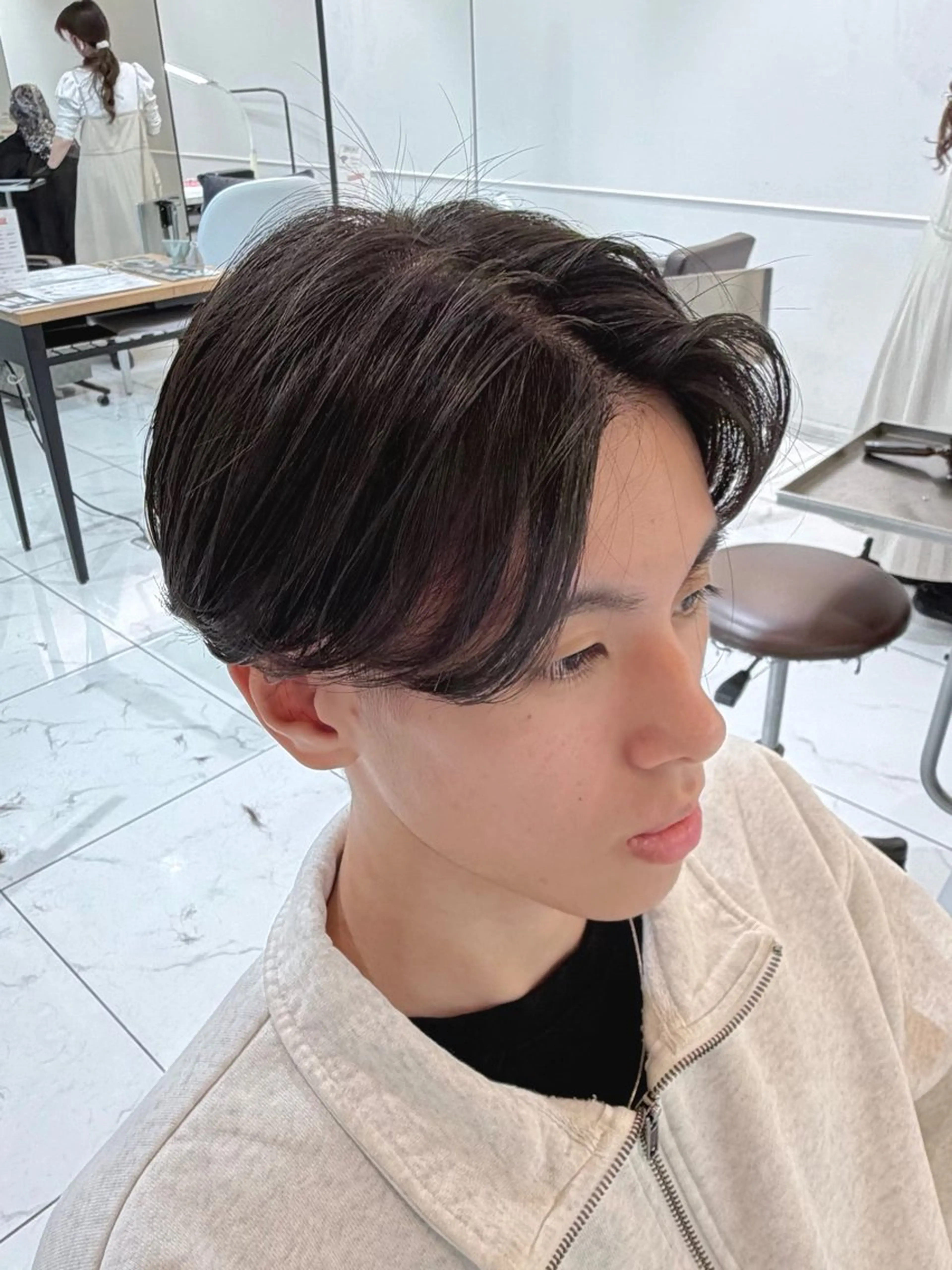 パーマ メンズ 八木菜美 似合わせ/ニュアンスのヘアスタイル