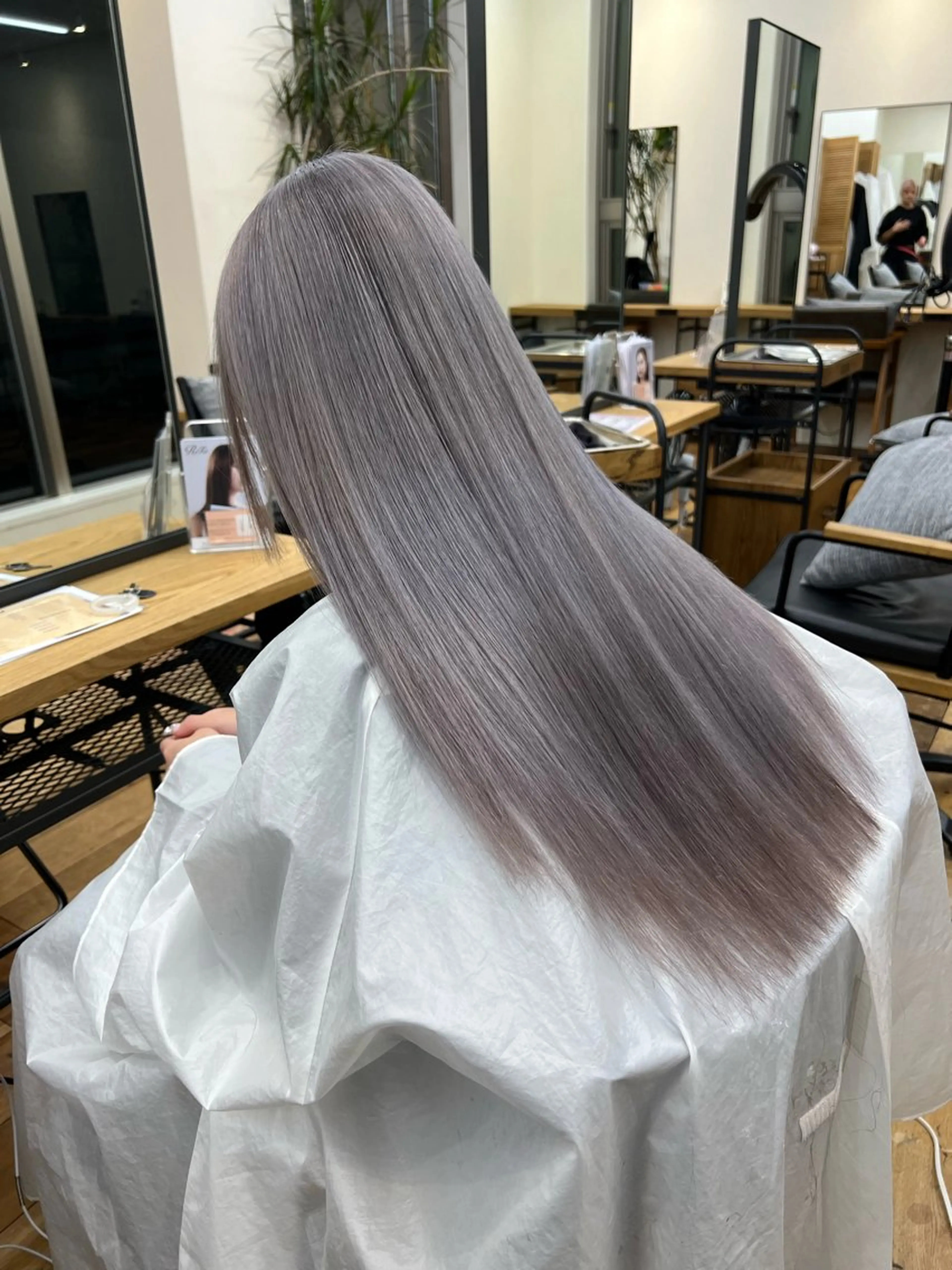 ロング カラー ブリーチ ハイトーンカラー カット ヘアカラー トリートメント belle   表参道　terrace所属・抜きっぱなしブロンド /ハイトーン/カナタのヘアスタイル