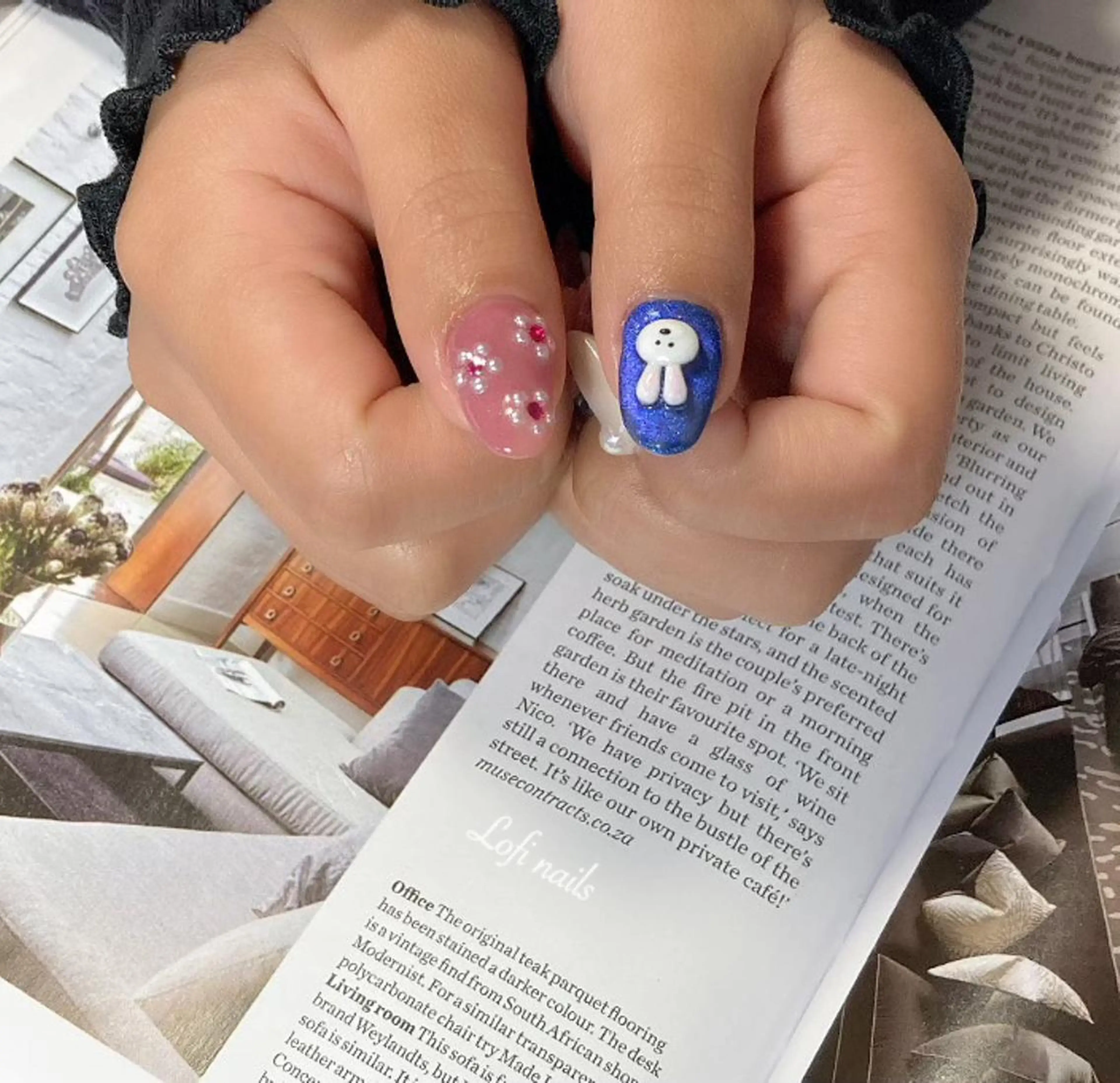 セミロング ネイル Lofi nails ゆきこのネイルデザイン