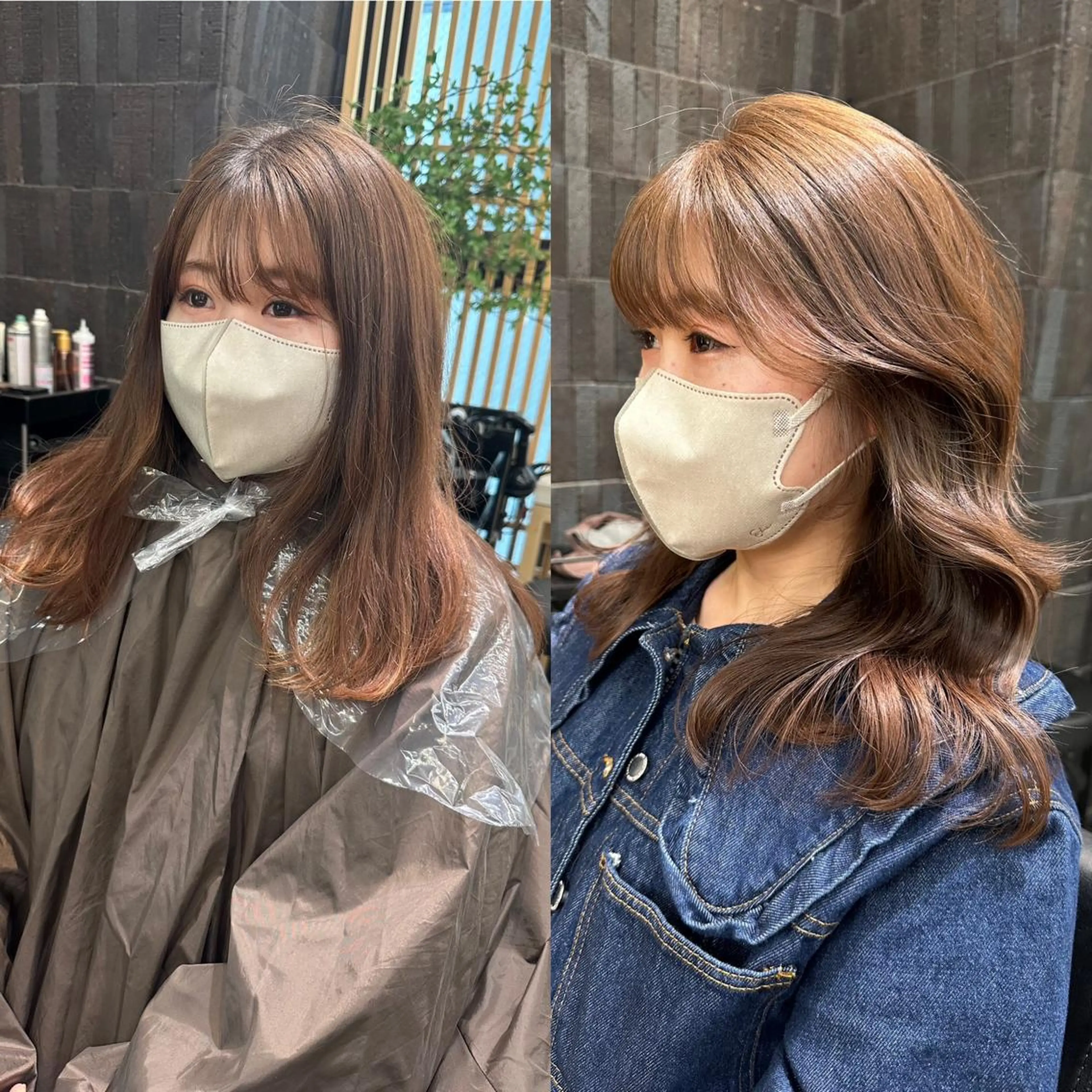 ミディアム カラー レイヤーカット ♡レイヤーカット れお♡のヘアスタイル