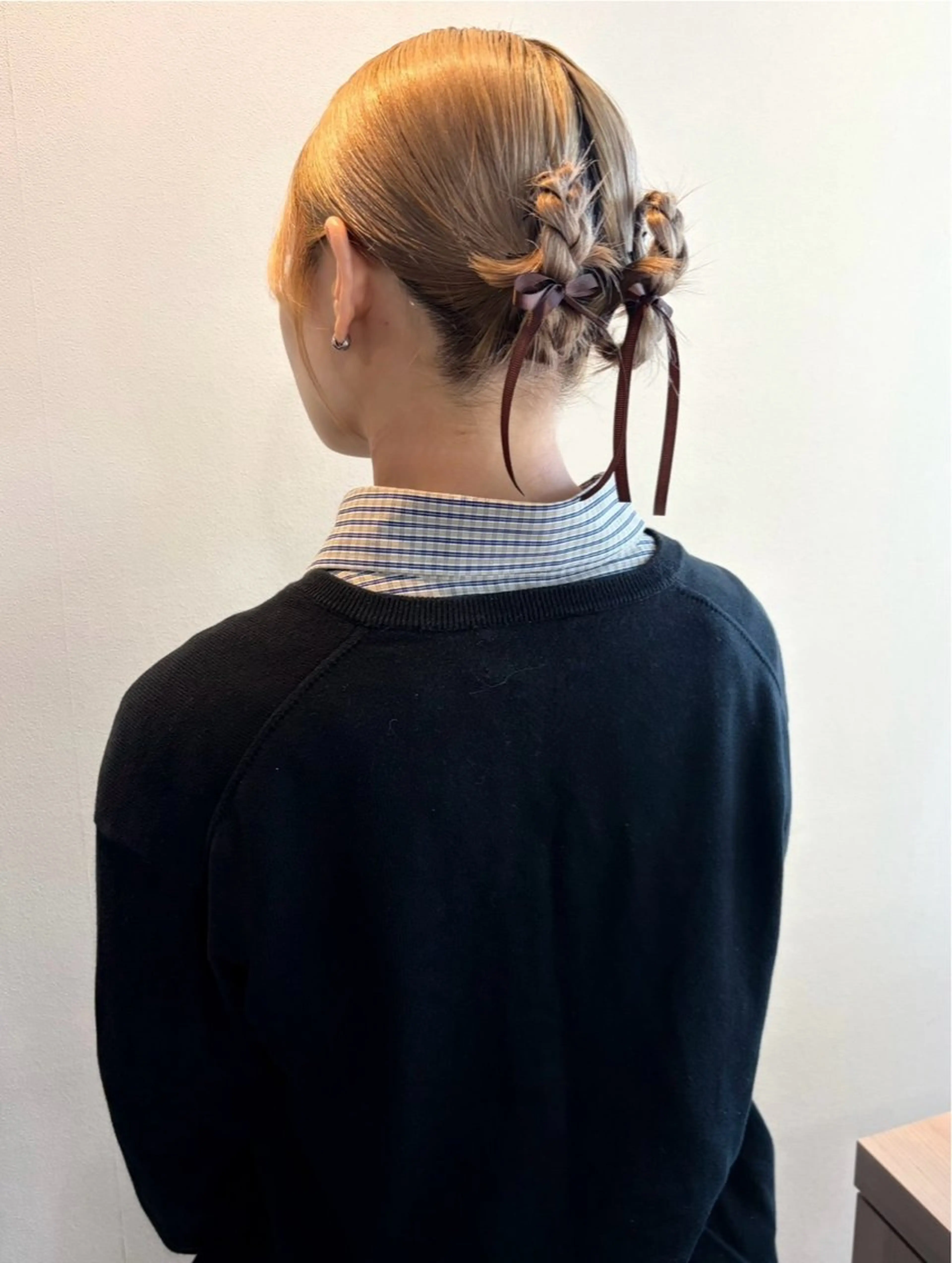 ミディアム ヘアアレンジ ラベンダーカラー/ ASAHI🦋の眉毛・アイブロウイメージ