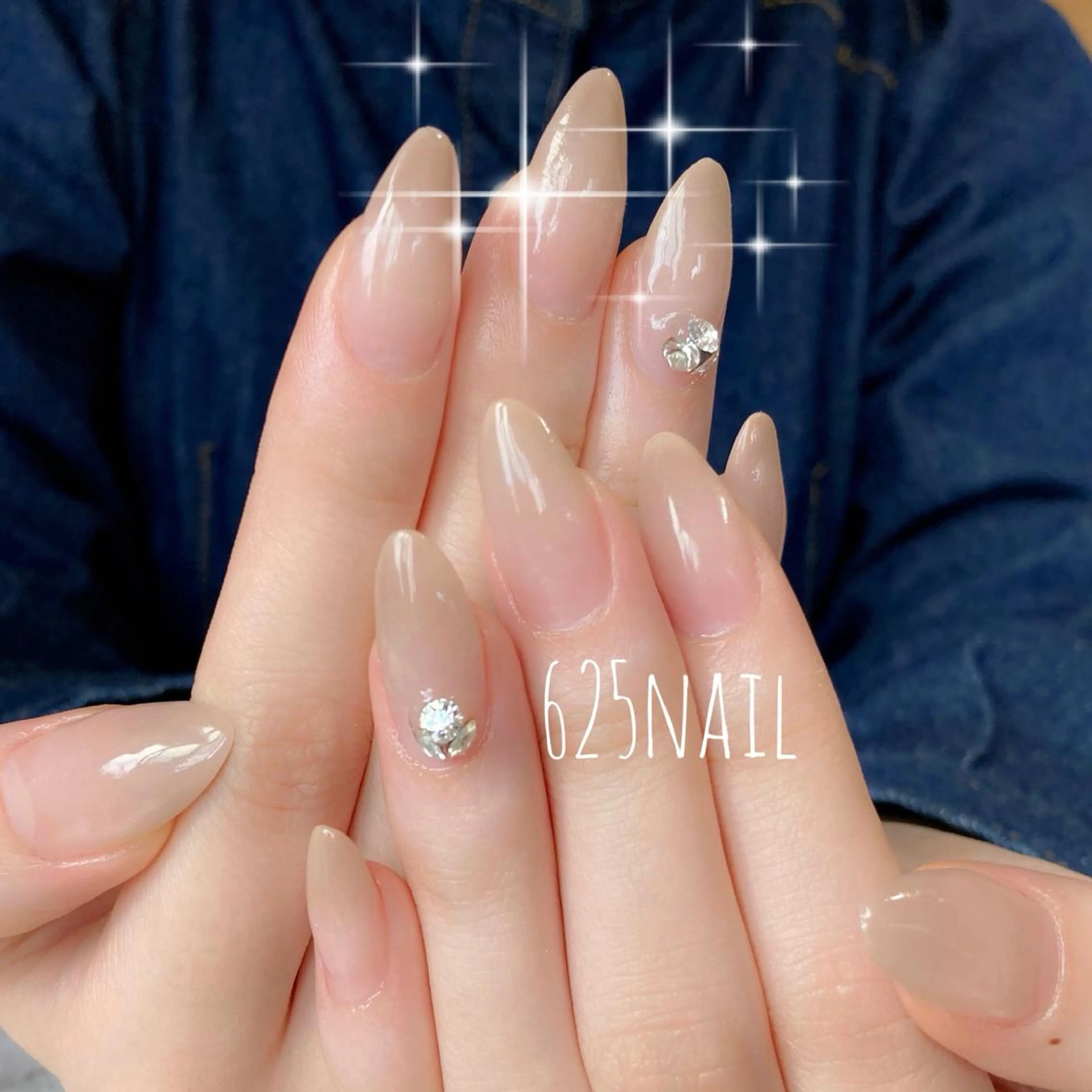ネイル ハンドネイル 625nail 無料P有/春日白水のネイルデザイン