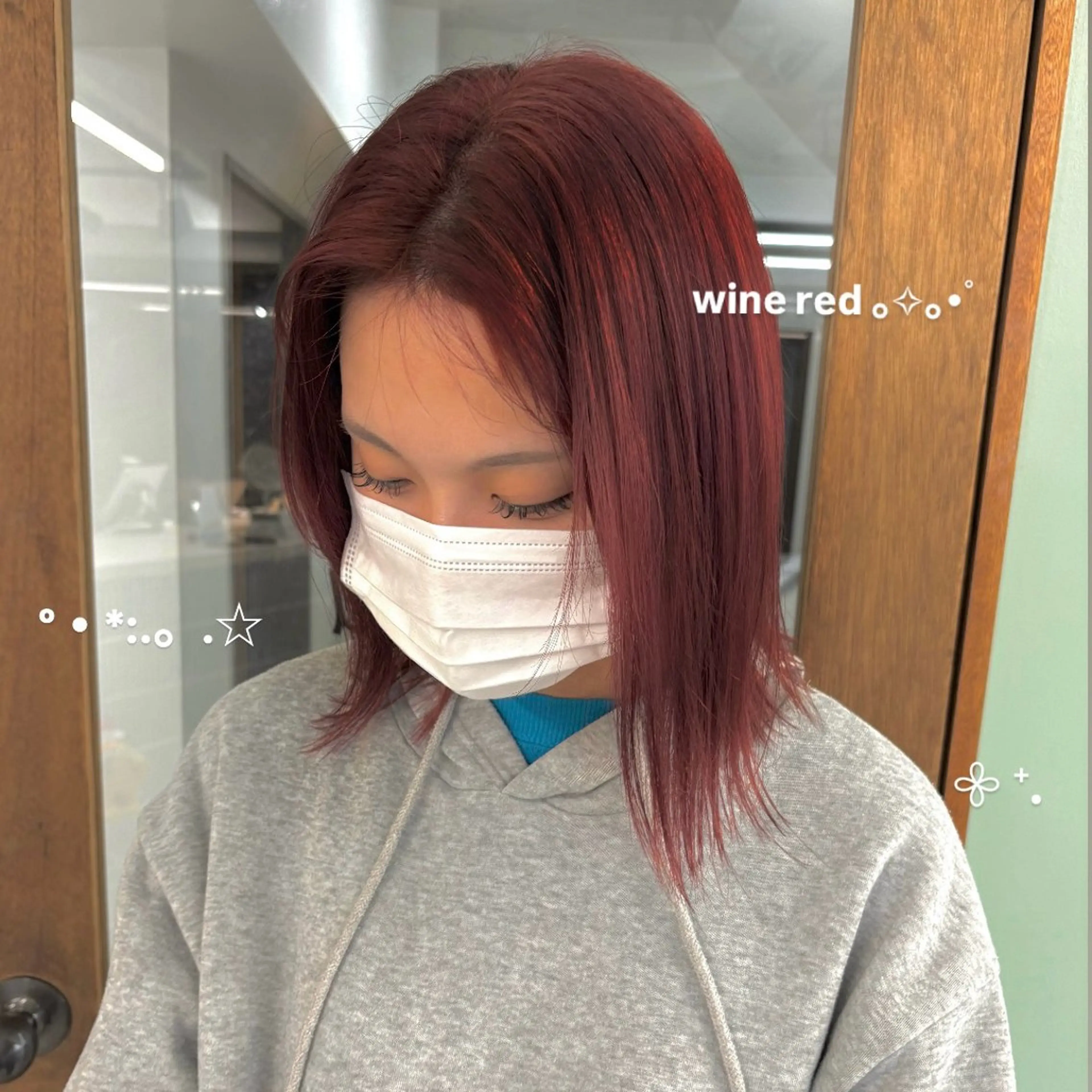 ミディアム カラー 横浜カラーモデル/ 横浜縮毛矯正/さえのヘアスタイル