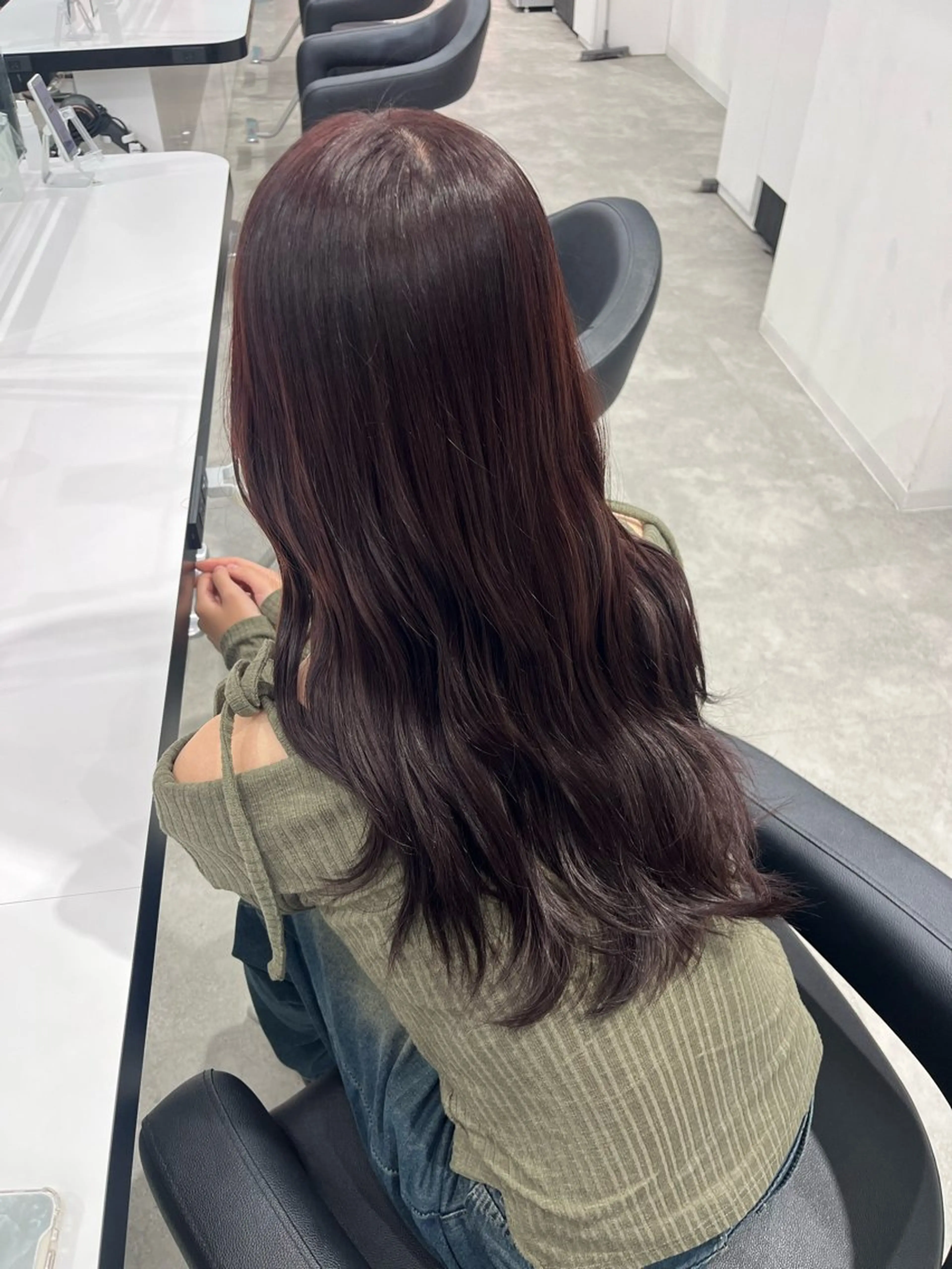 ロング カラー みう/仙台/暖色/ 艶髪/顔周りカット/のヘアスタイル