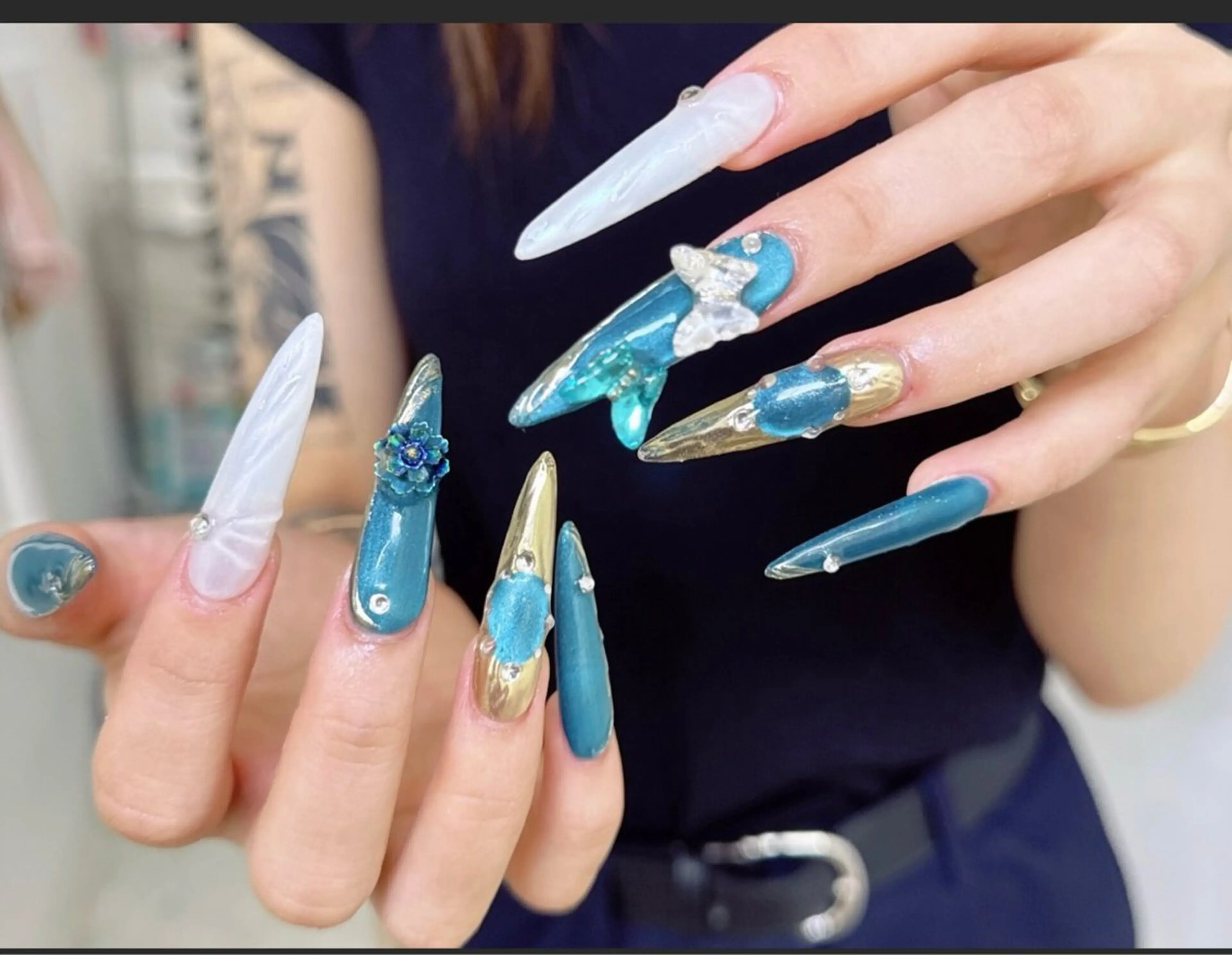 ネイル チョウ チョウのネイルデザイン