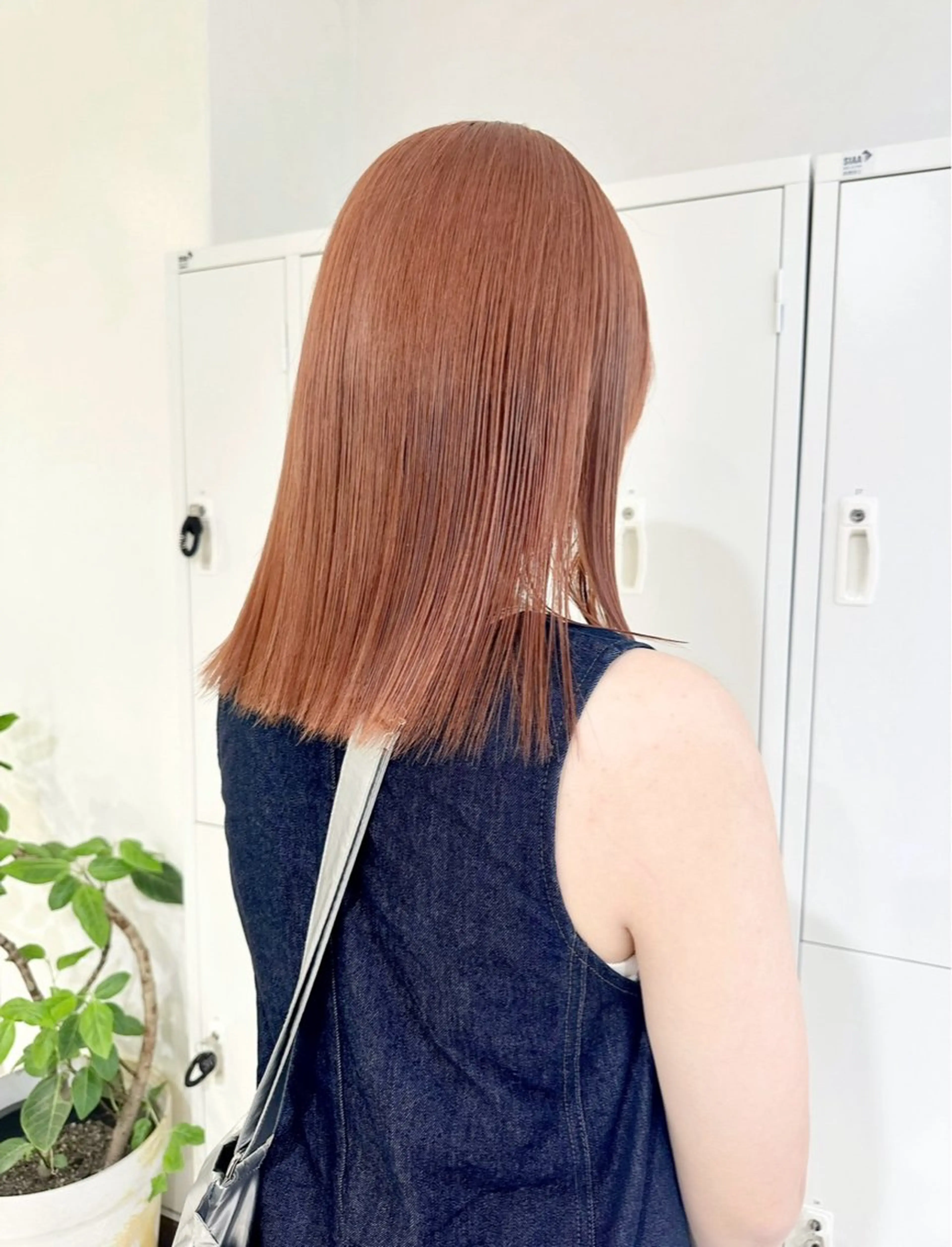 ミディアム カラー ヘアカラー amoretto miinaのヘアスタイル
