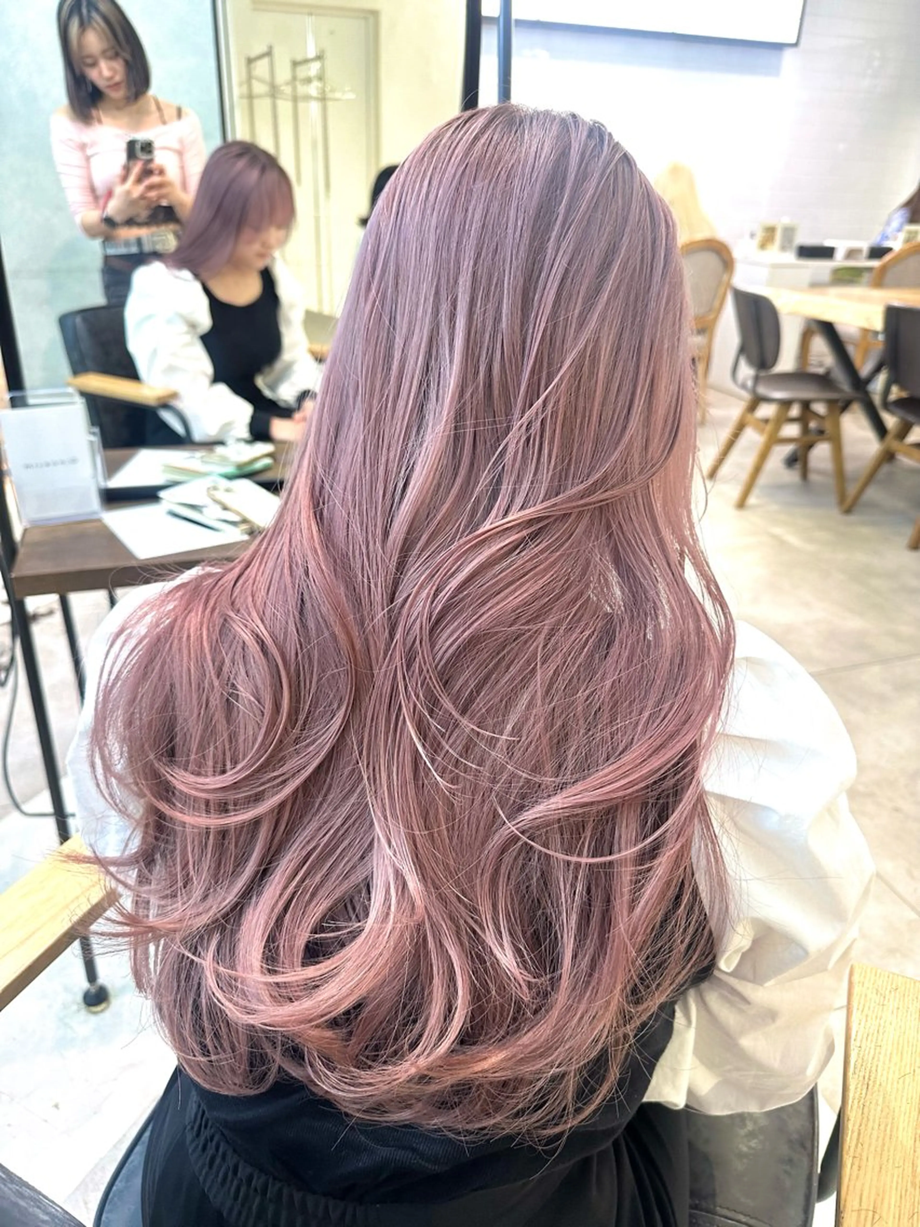 ロング ヘアカラー 韓国ヘアメンズ・レデ ィース特化ミクのヘアスタイル