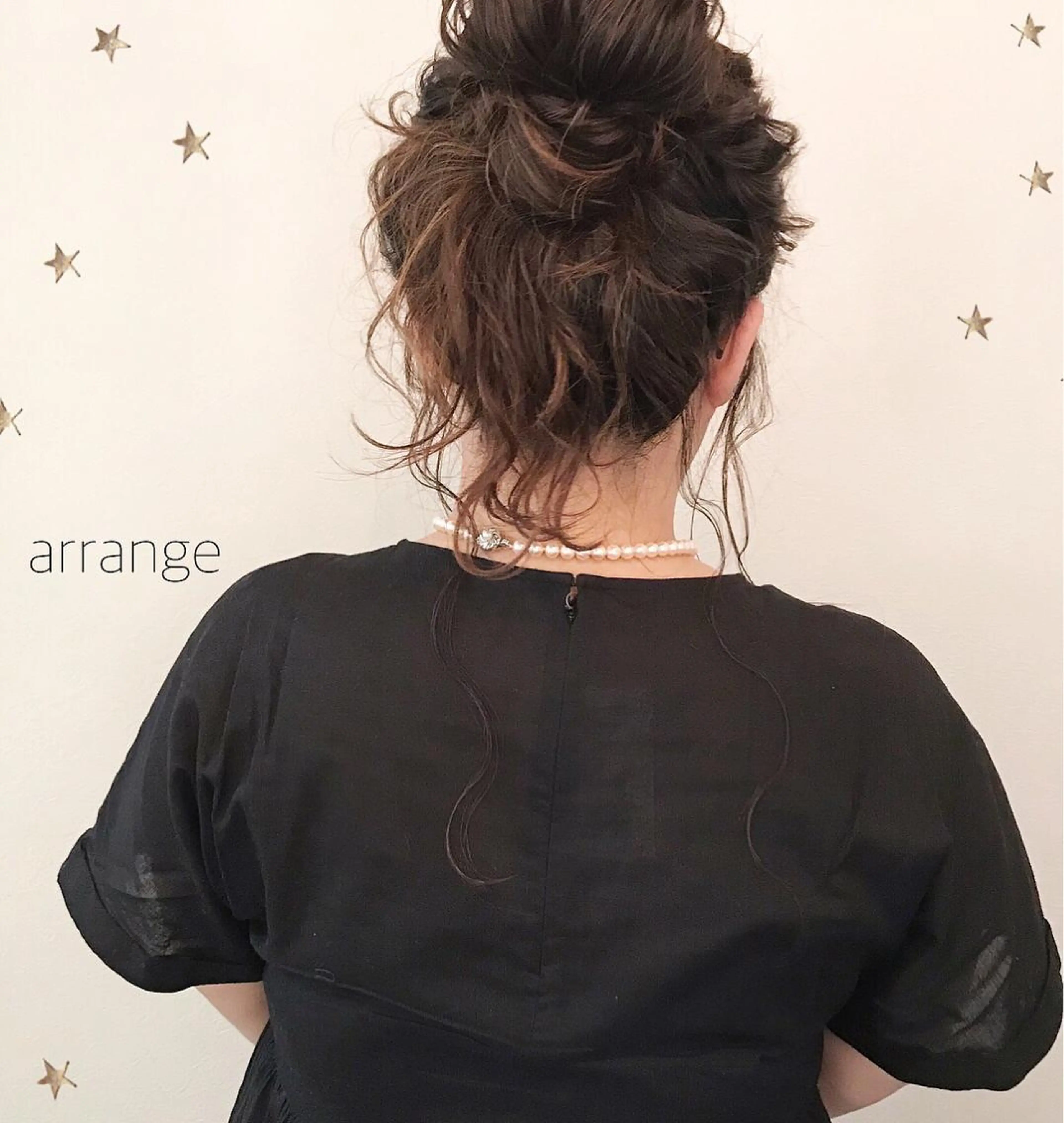 セミロング ヘアアレンジ 市川 千夏のヘアスタイル