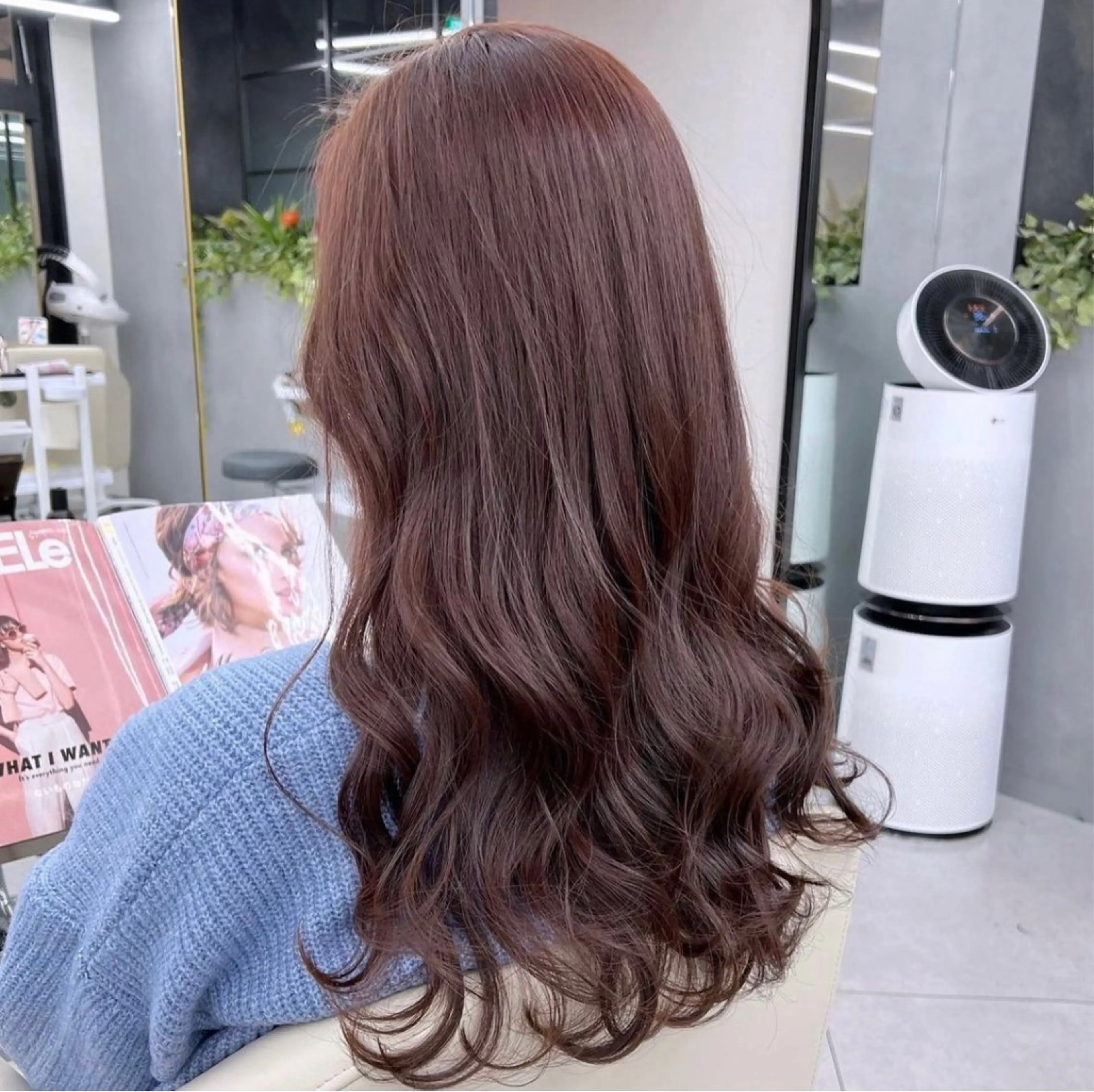 ロング 梶 久菜乃のヘアスタイル