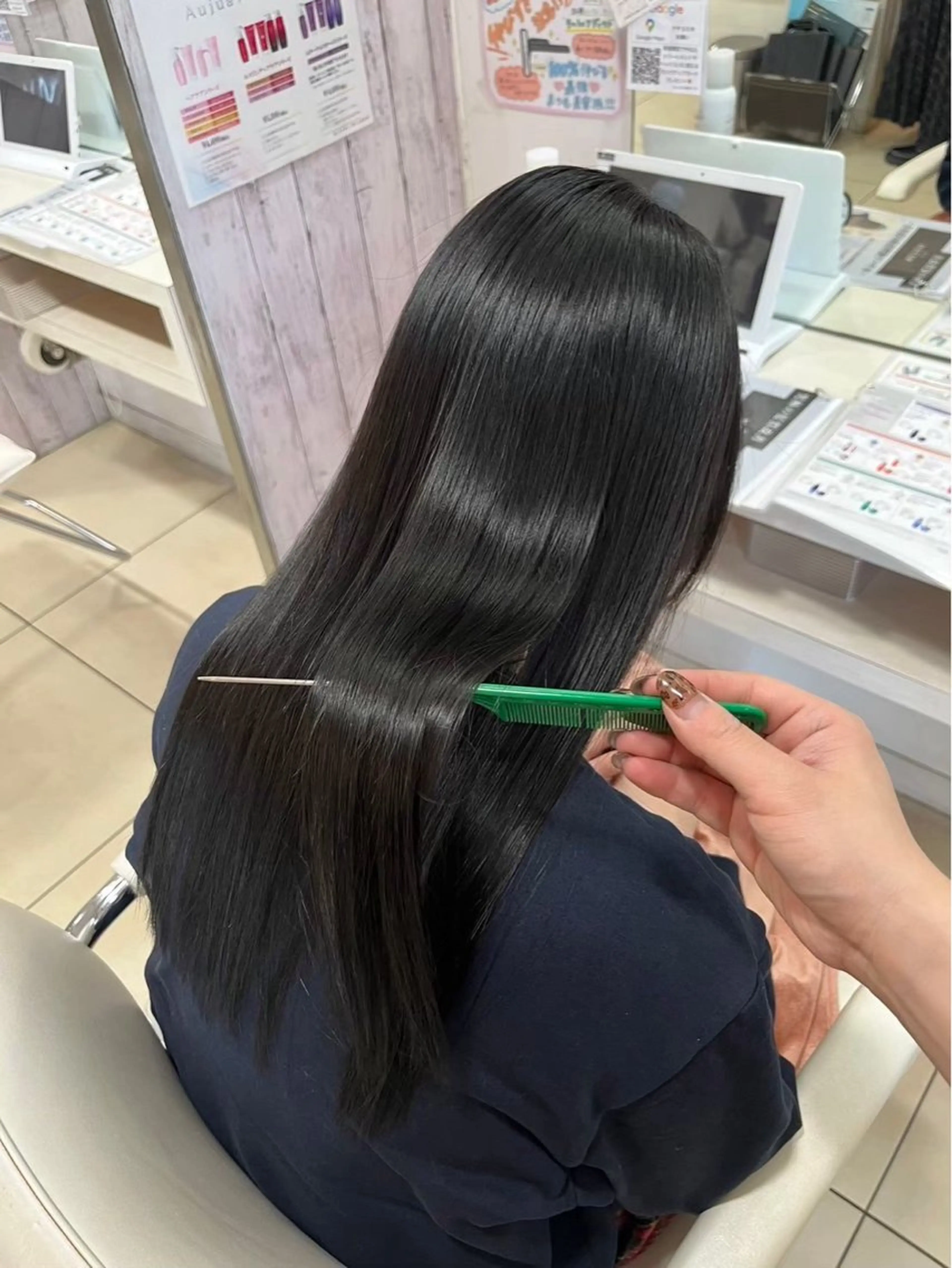 カラー ヘアカラー トリートメント [髪質改善カラー] 光^._.^の眉毛・アイブロウイメージ