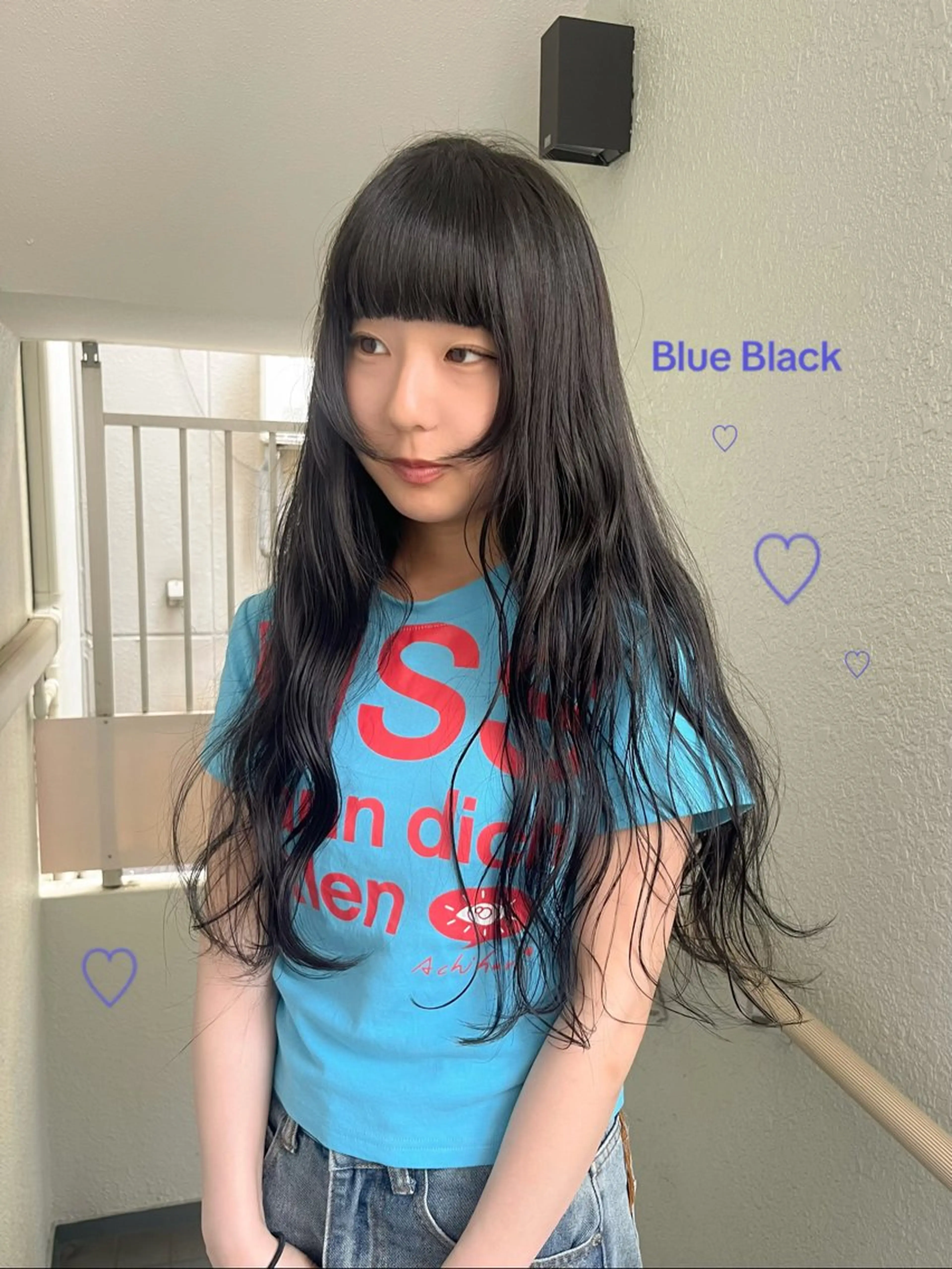 ロング カラー カット ヘアカラー レイヤーカット🍏 パーマ/ののかのヘアスタイル