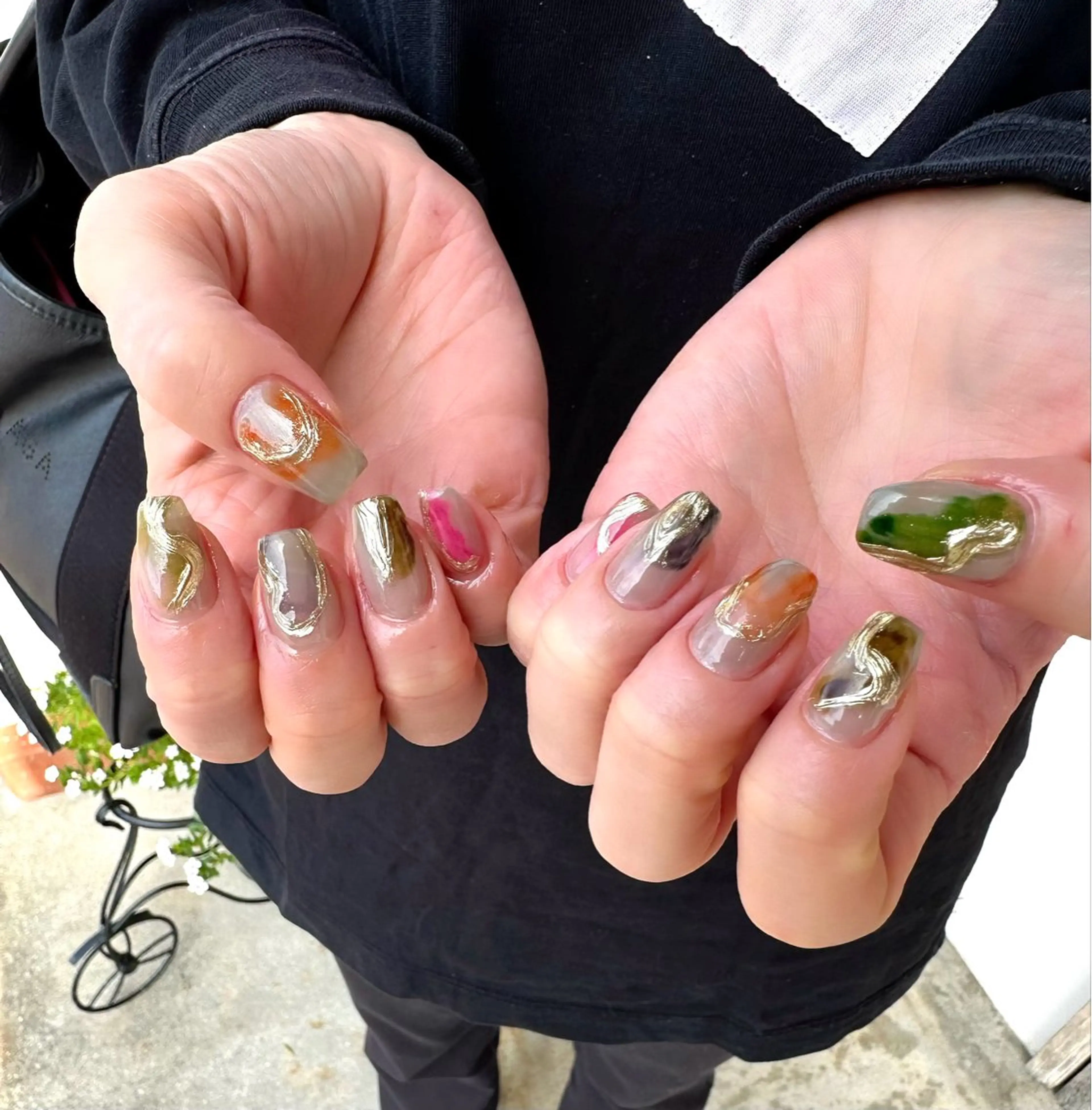 ネイル ニュアンスネイル ネイリスト CHINATSUのネイルデザイン