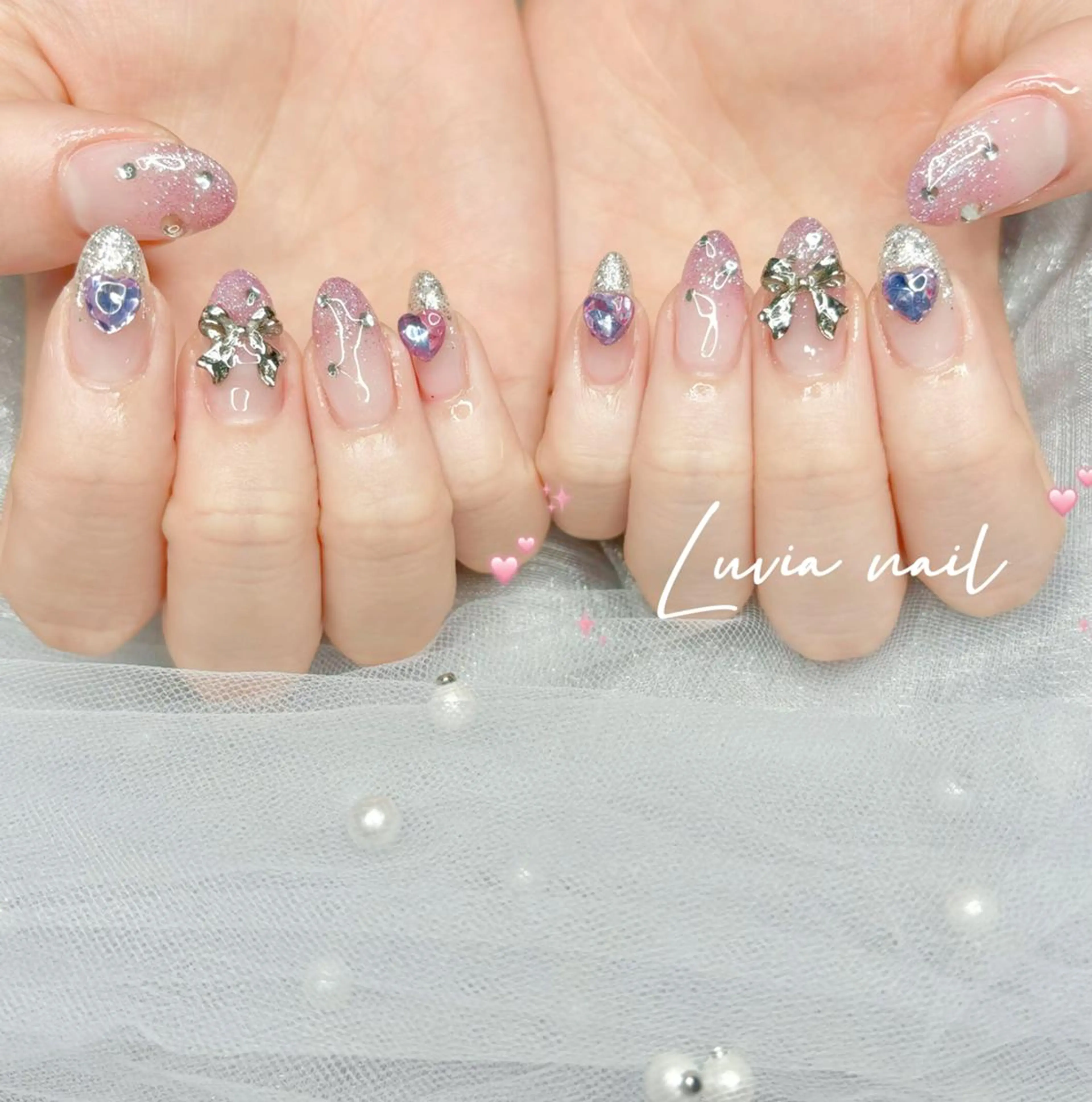 ネイル 🎀Luvia nail 池袋✨のネイルデザイン