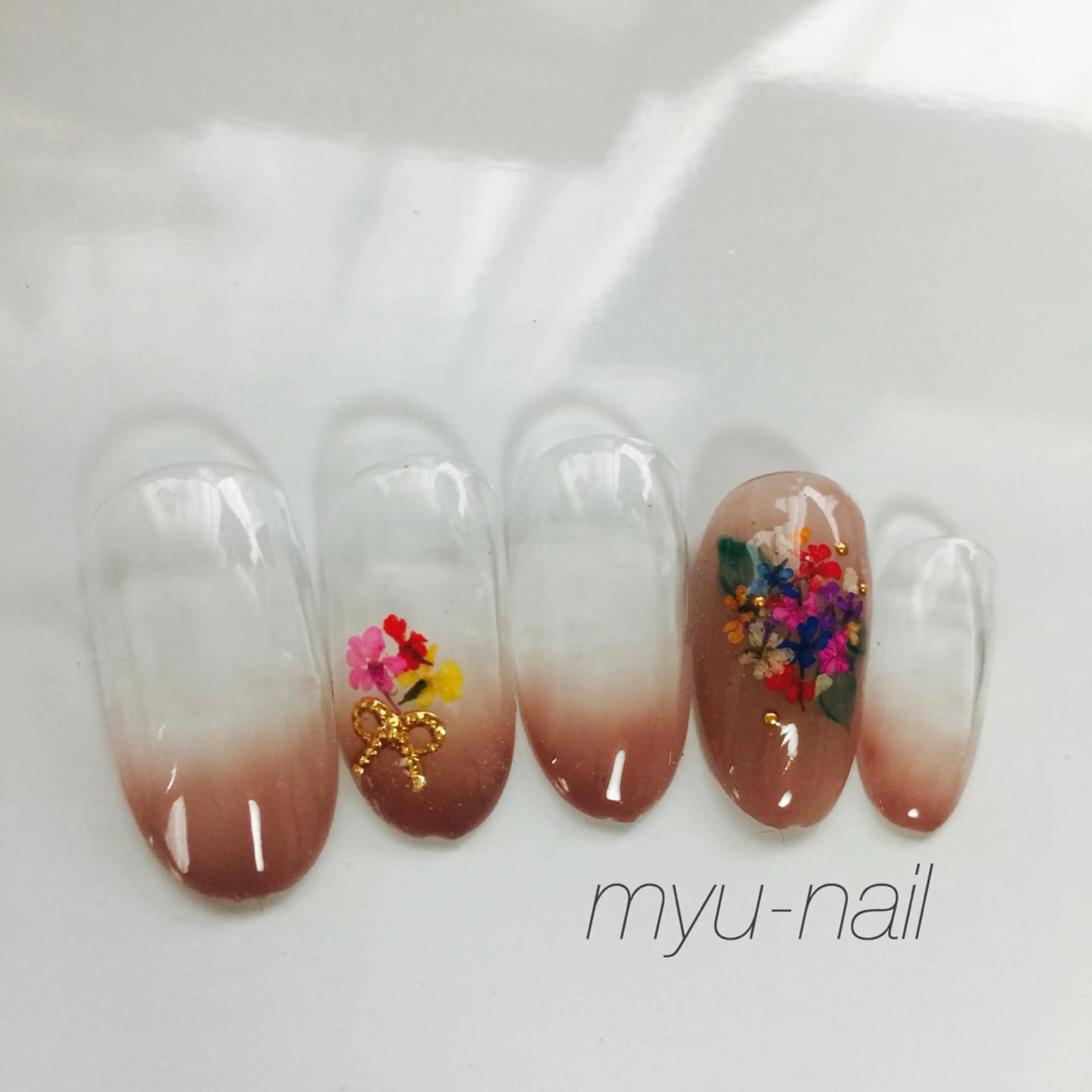 ネイル シンプルネイル ネイルチップ ホームサロン myu-nailのネイルデザイン