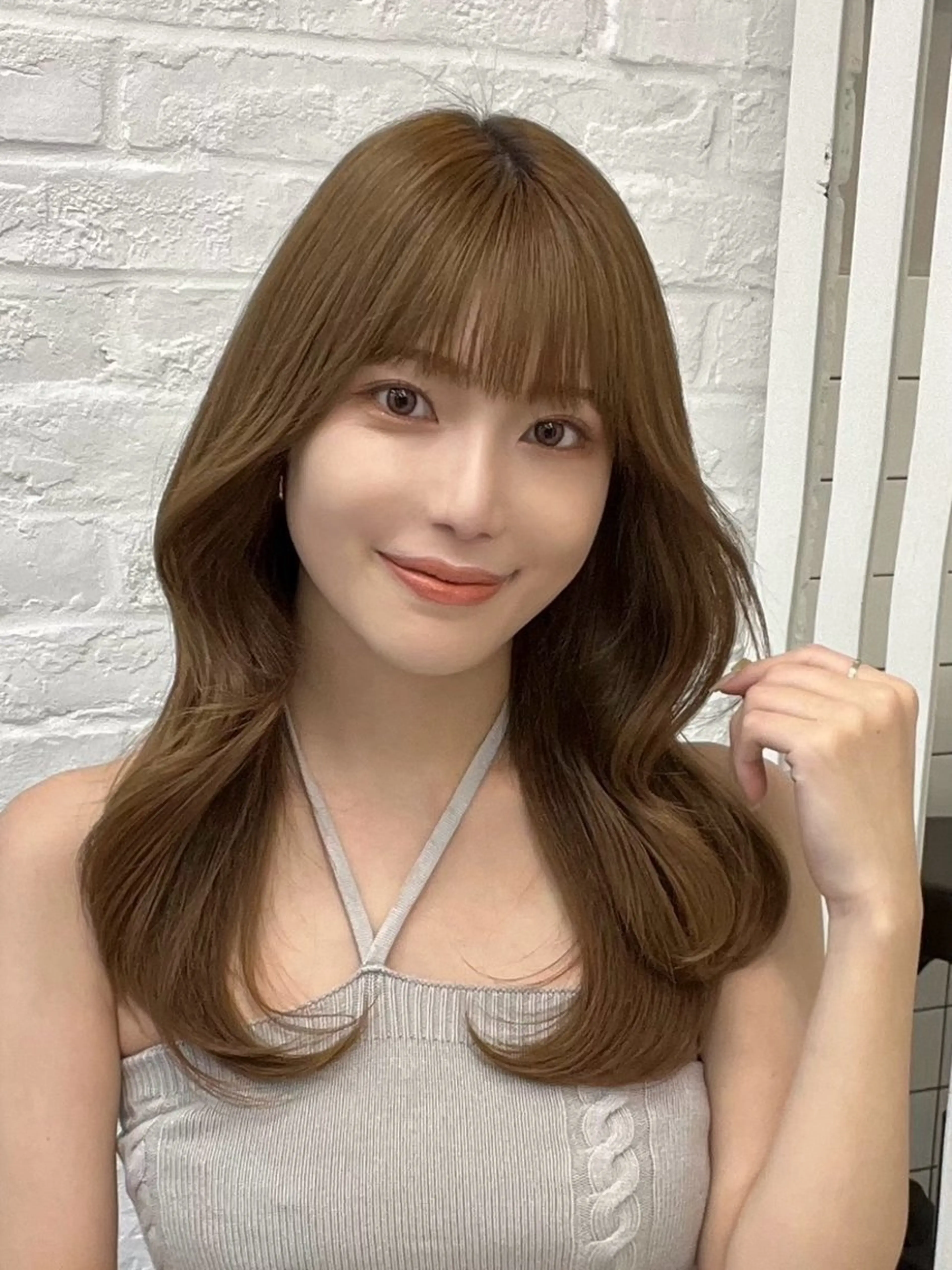 セミロング カラー パーマ ヘアアレンジ メンズ メンズ韓国風 くびれヘア 韓国風ヘア レイヤーカット 韓国ヘア×2way 🇰🇷和知拓郎のヘアスタイル