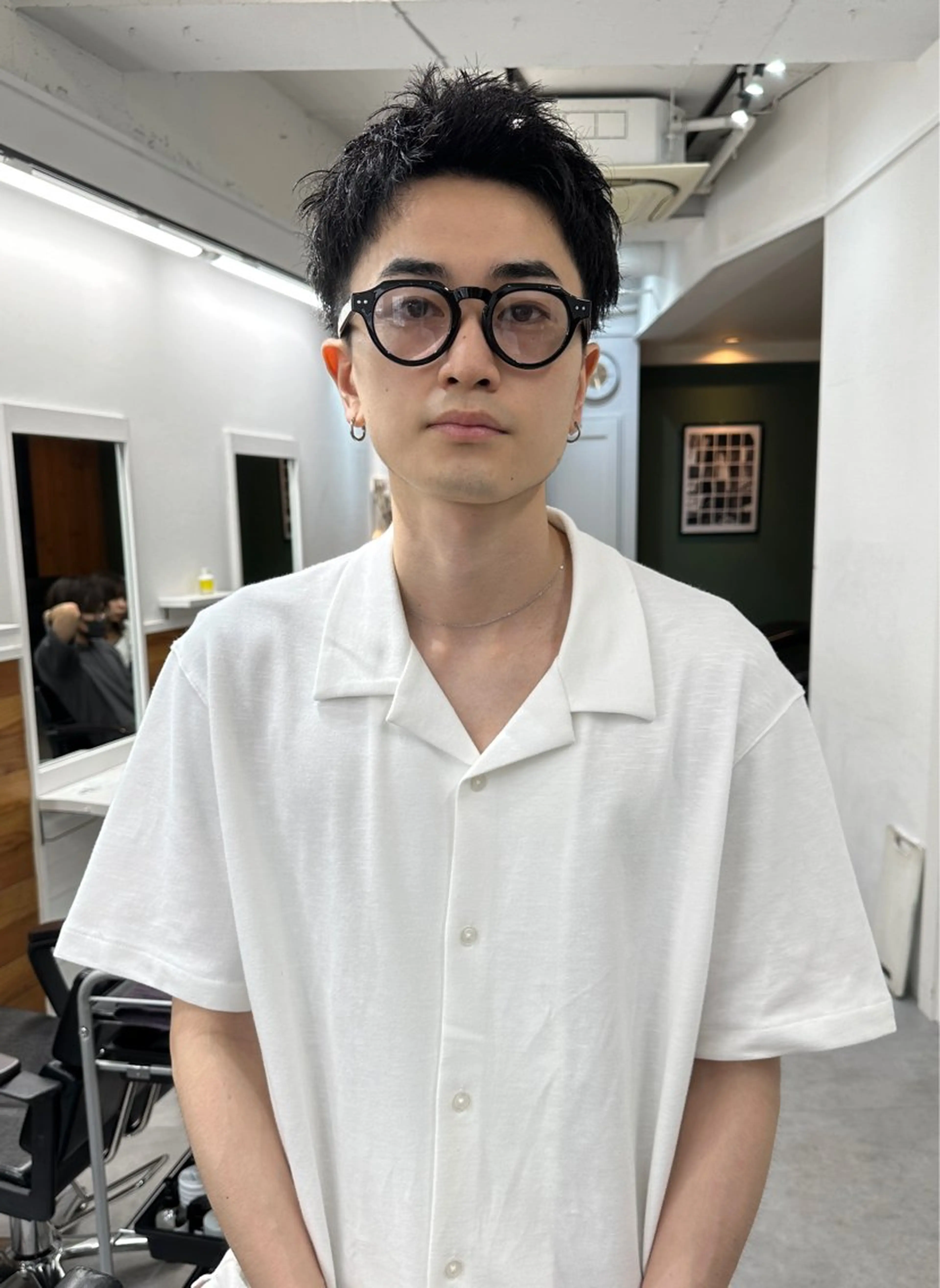 ショート メンズ カット グランジヘア 無造作ヘアHYUGAのヘアスタイル