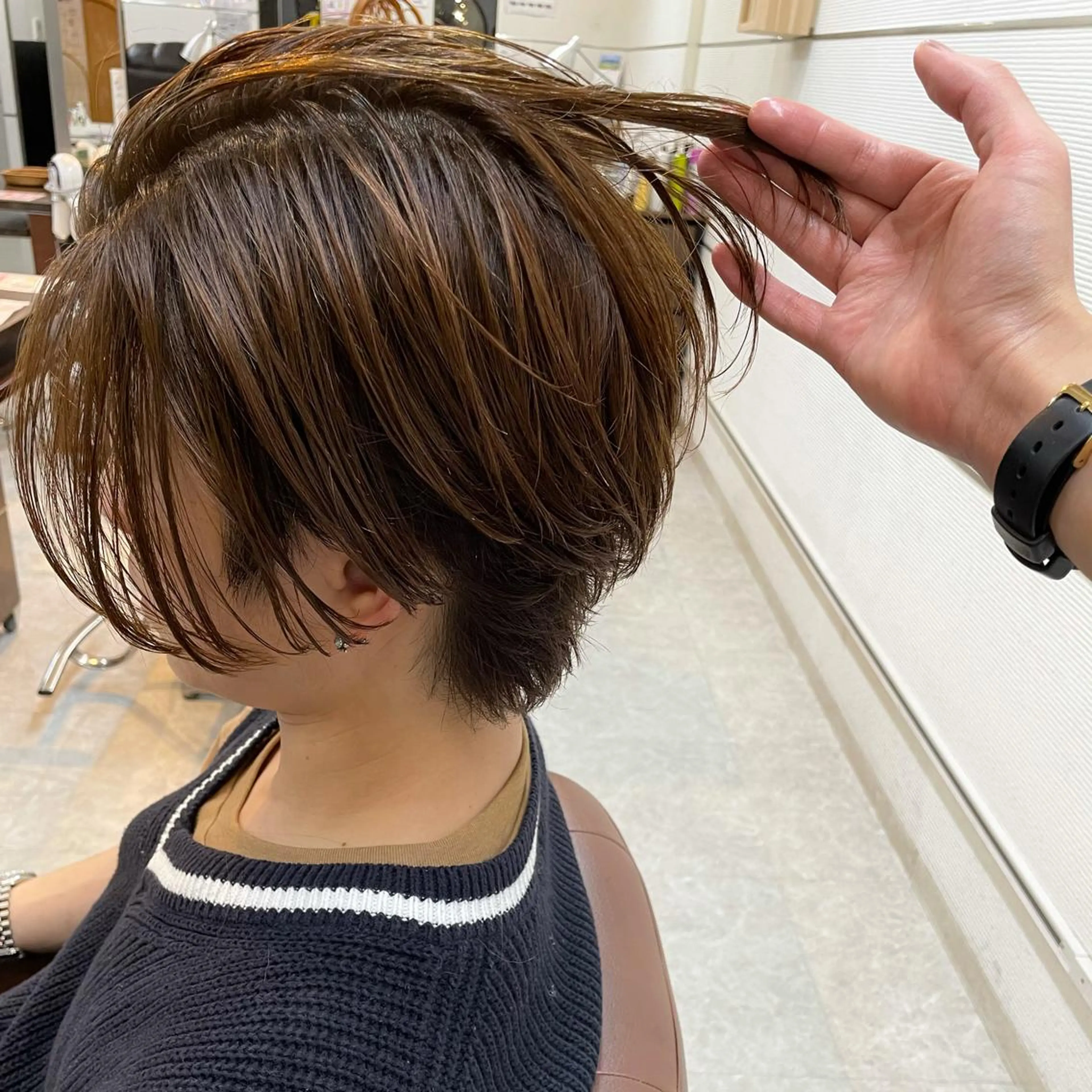 カラー メンズ 能登谷 泉稀のヘアスタイル