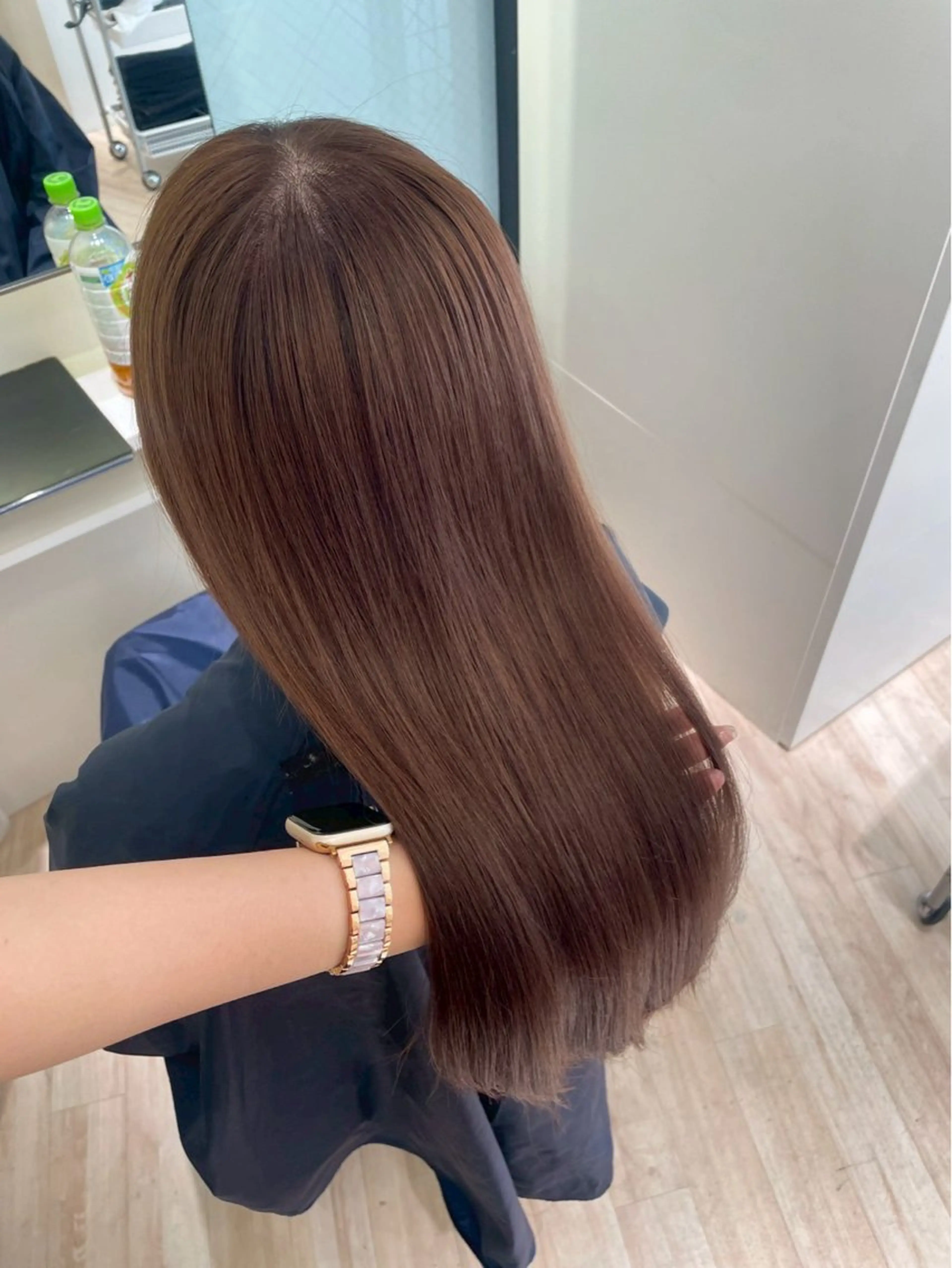 ロング カラー ParveMix 岡本えりかのヘアスタイル