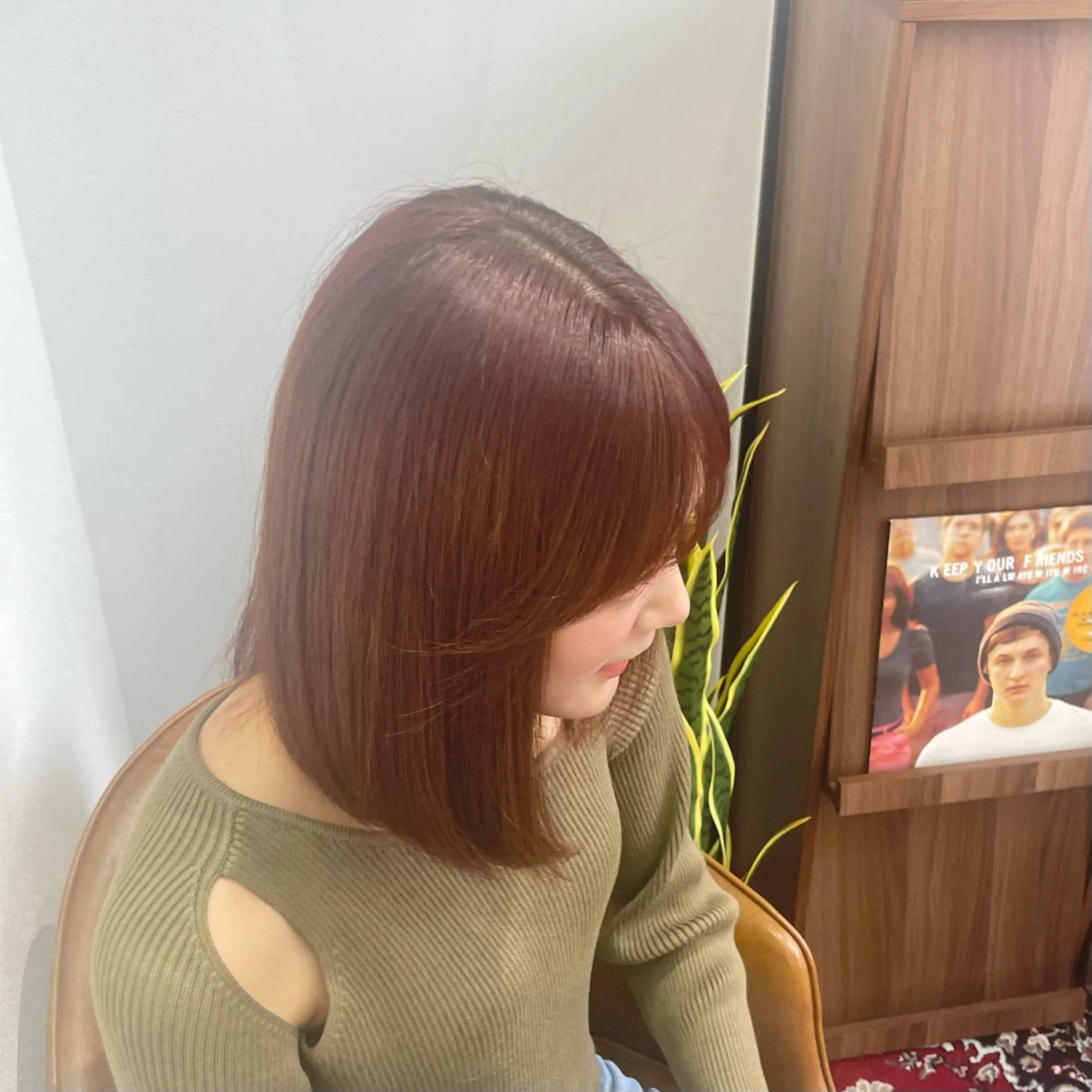 ミディアム カラー ANY sayaᯓ★のヘアスタイル