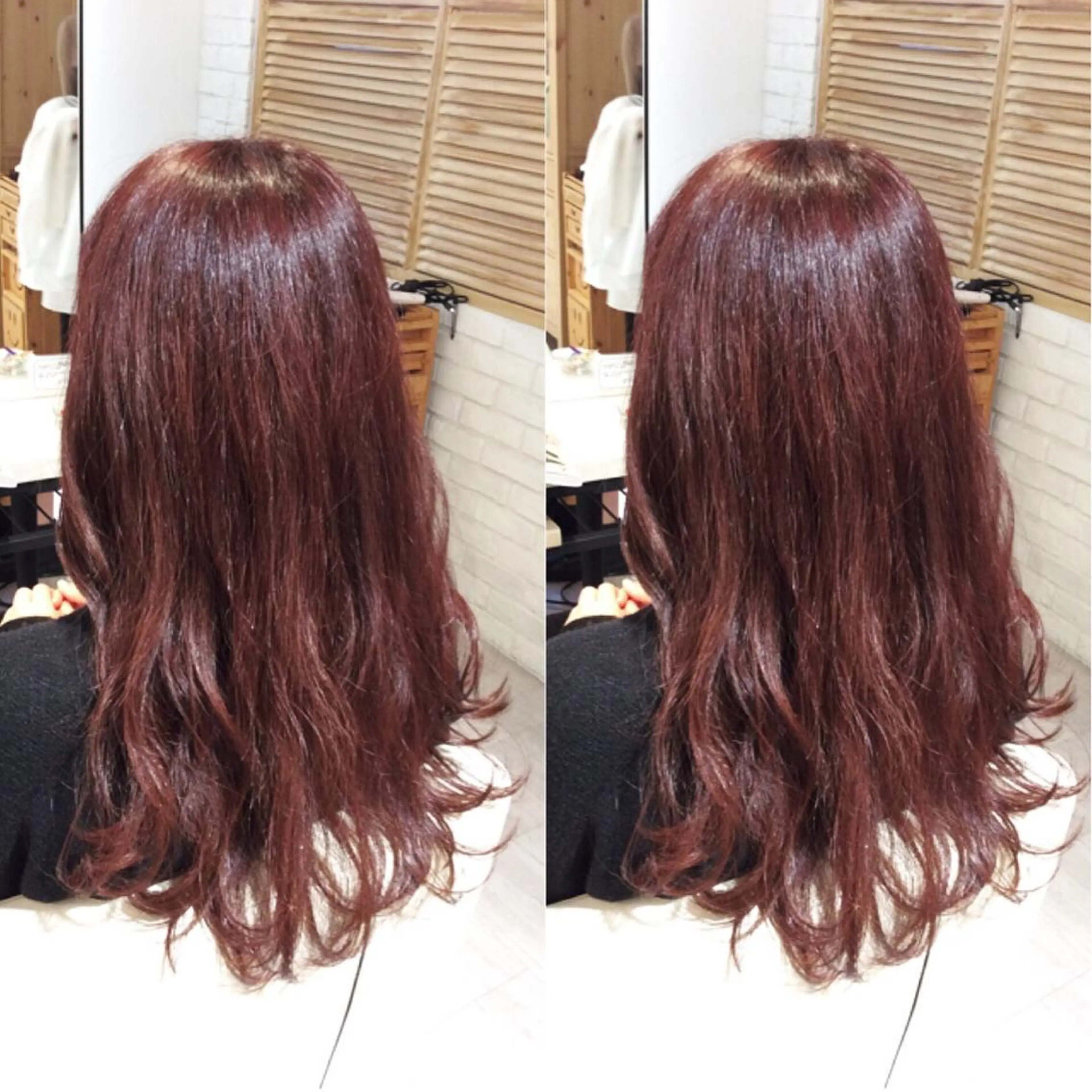 ロング カラー ヘアアレンジ 金子 富士のヘアスタイル