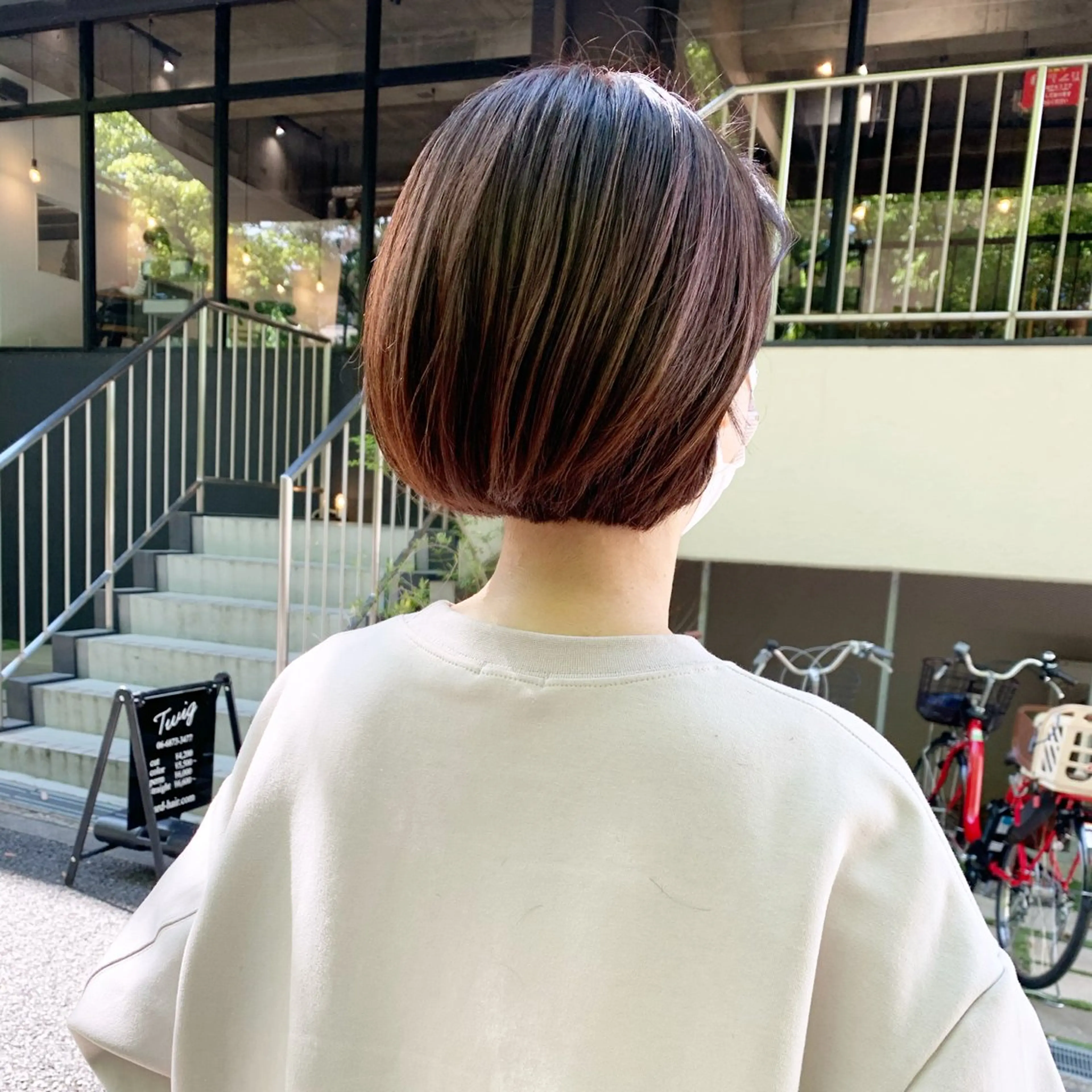 ミディアム 🐰桃山台/髪質改善 山亀のヘアスタイル