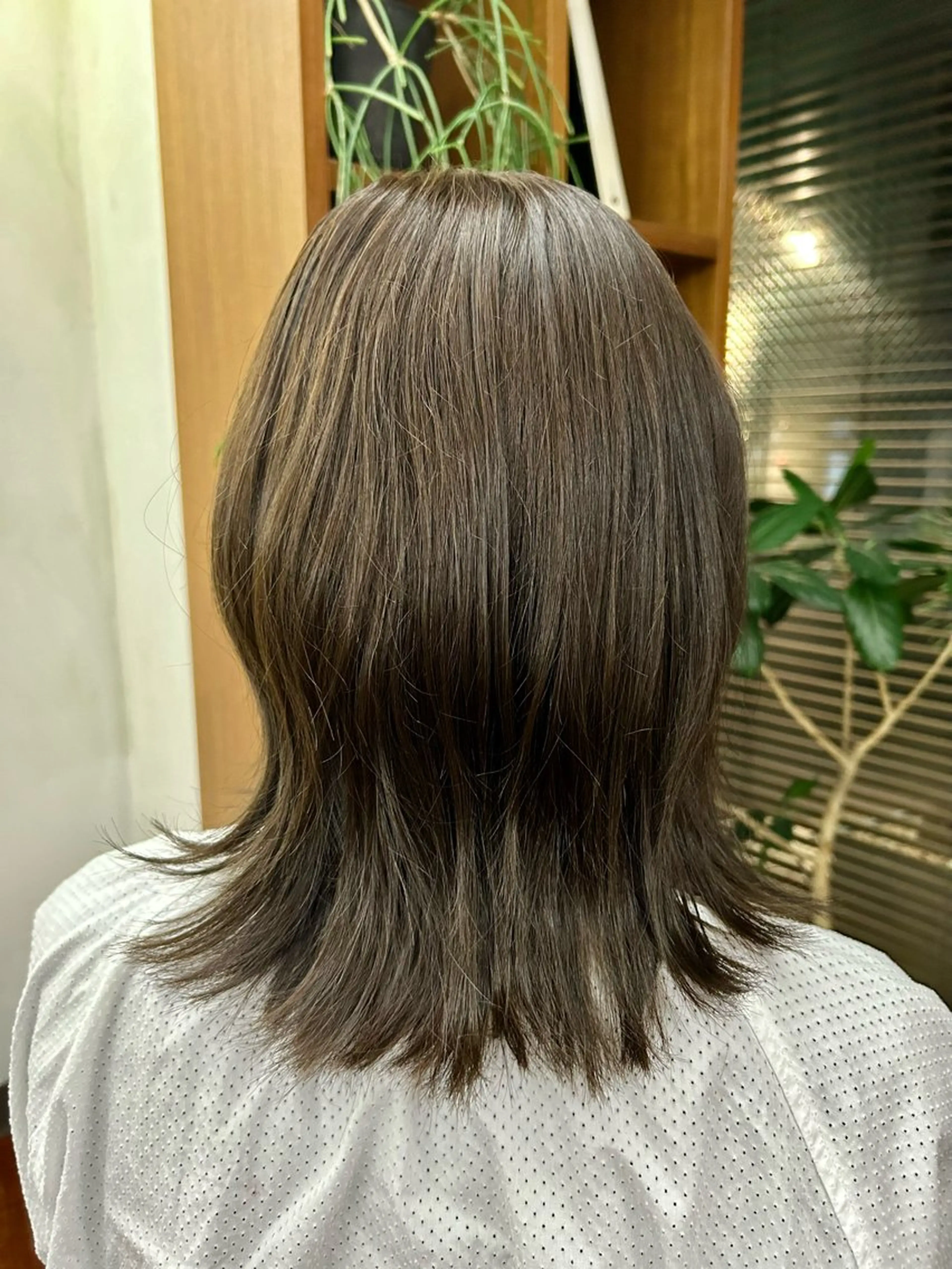 ミディアム カラー ヘアカラー トリートメント 💎透明感カラー💎 bAteAu あまねのヘアスタイル