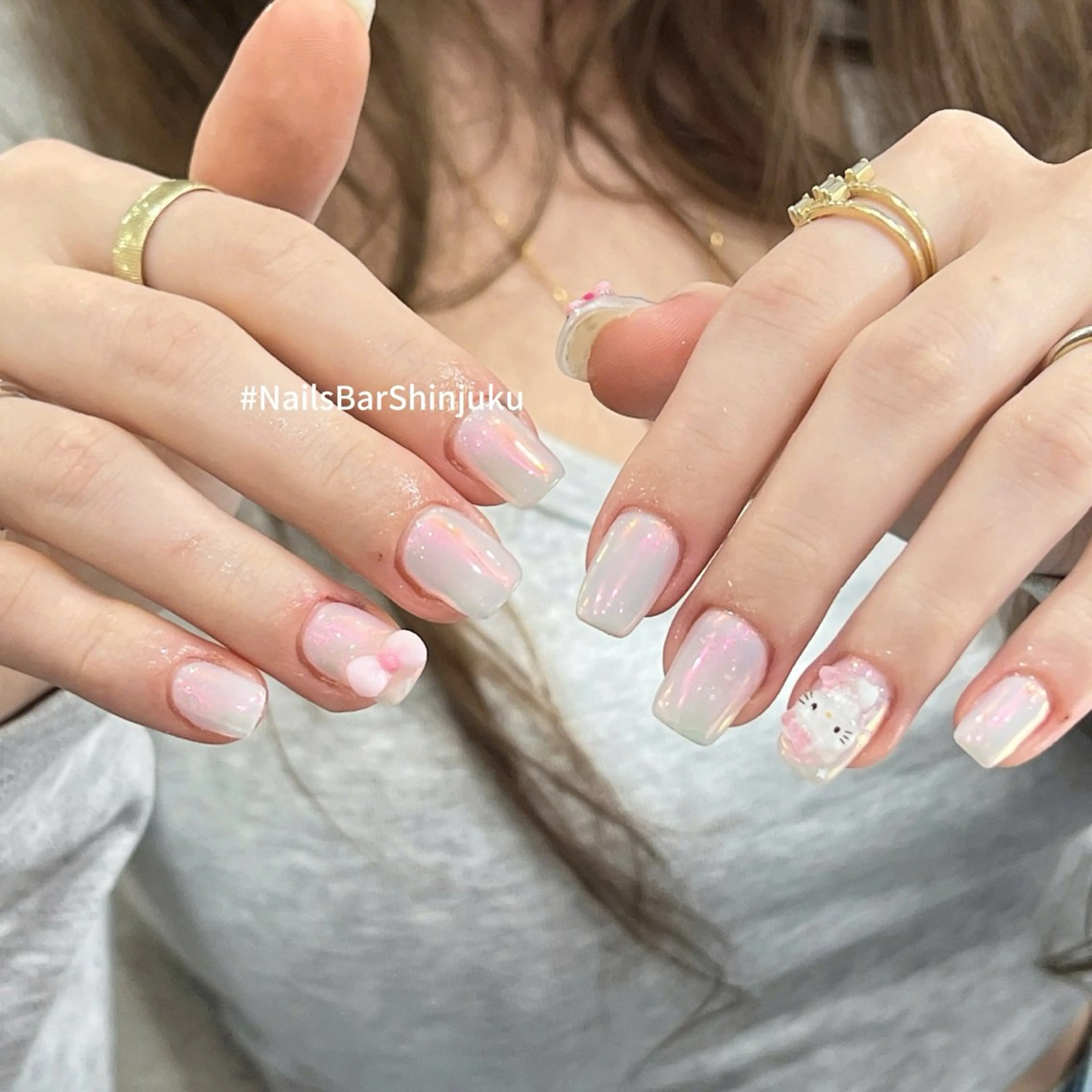 ネイル ボルドー ブラウン チークネイル ドット フットネイル ハンドネイル NAILS BAR SHINJUKUのネイルデザイン