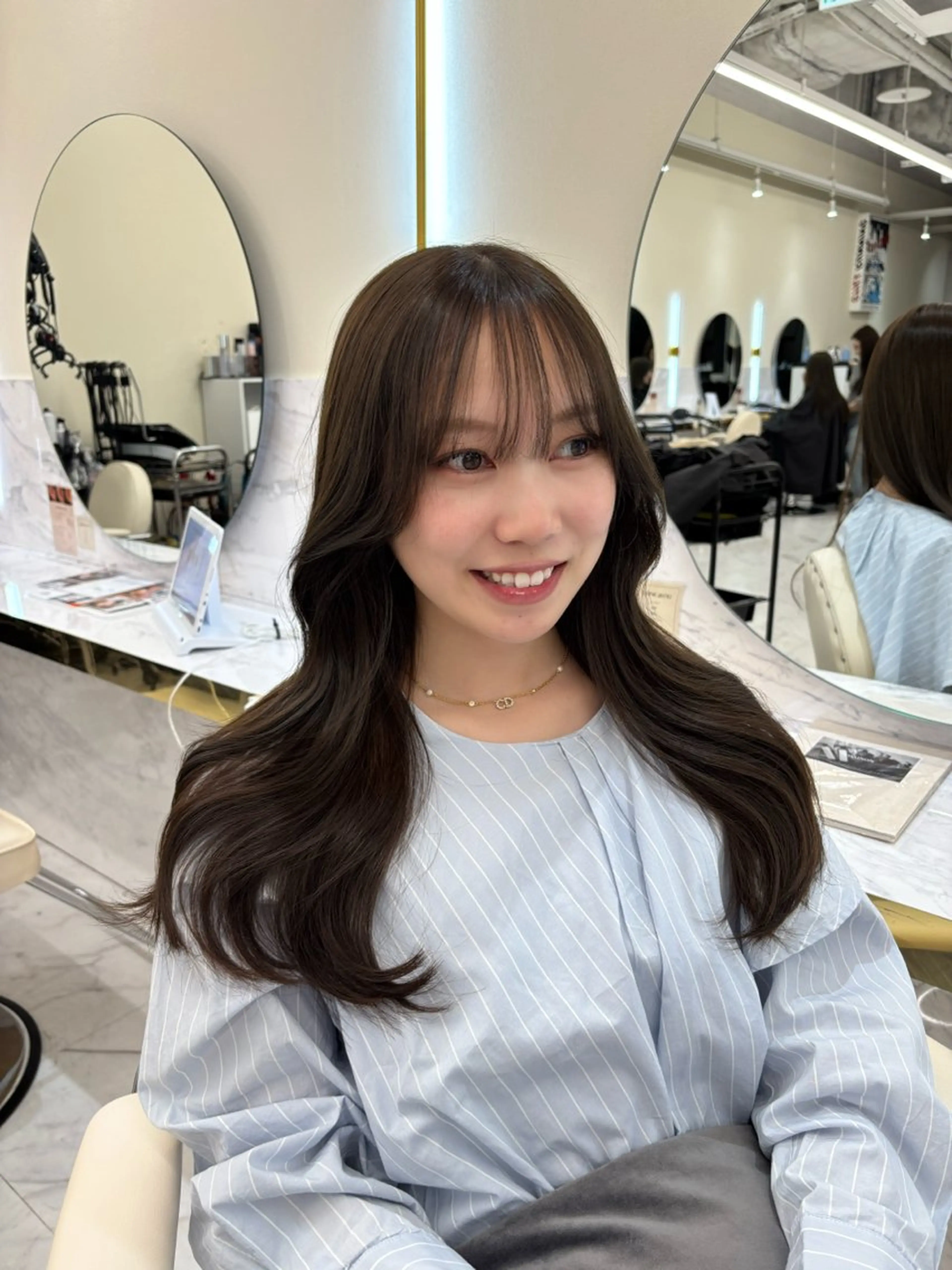 【サラサラコース✨】カットカラー+M treatment(4STEP)の写真