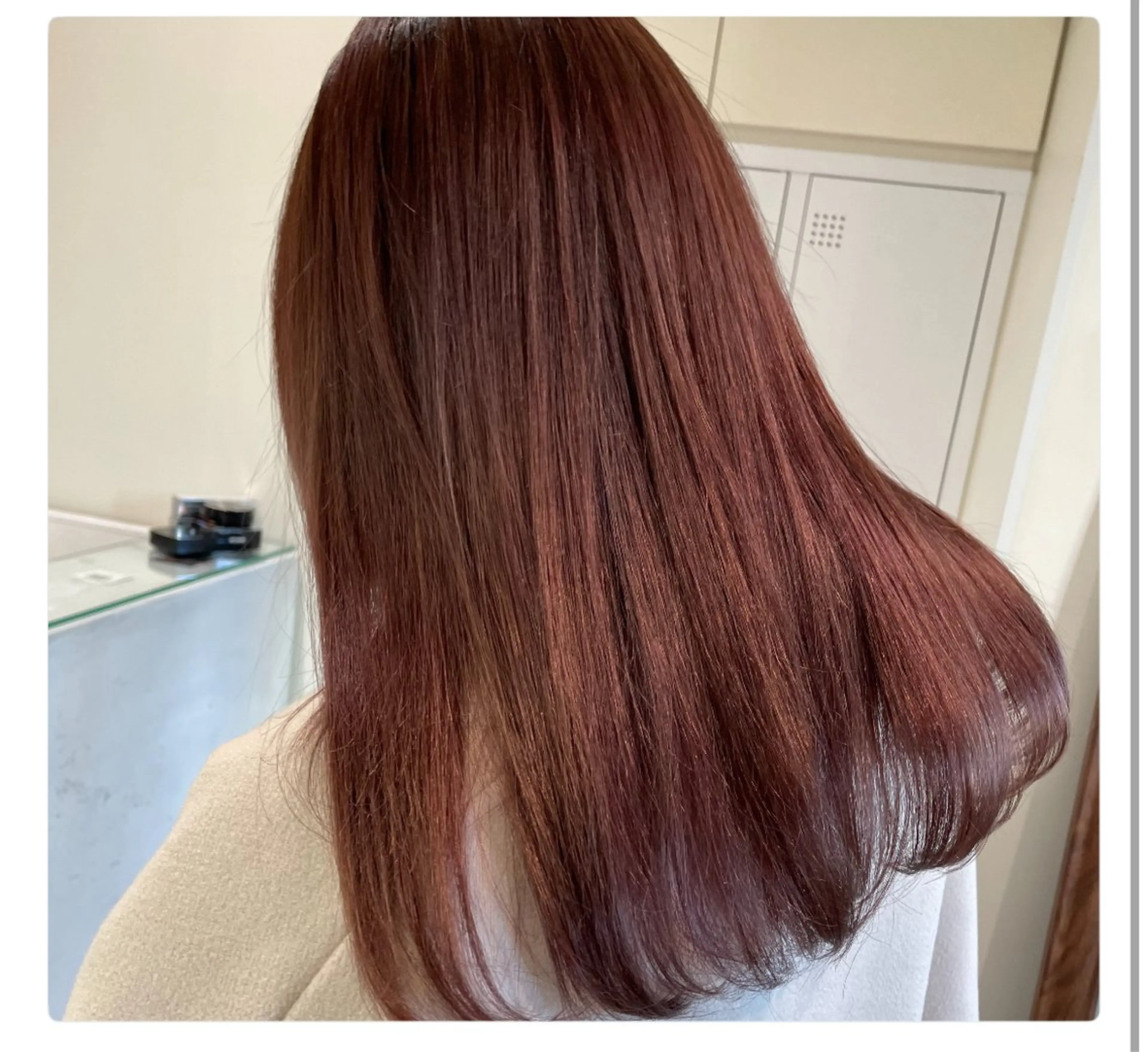 セミロング suzuna/暖色 カラー💞/スパのヘアスタイル