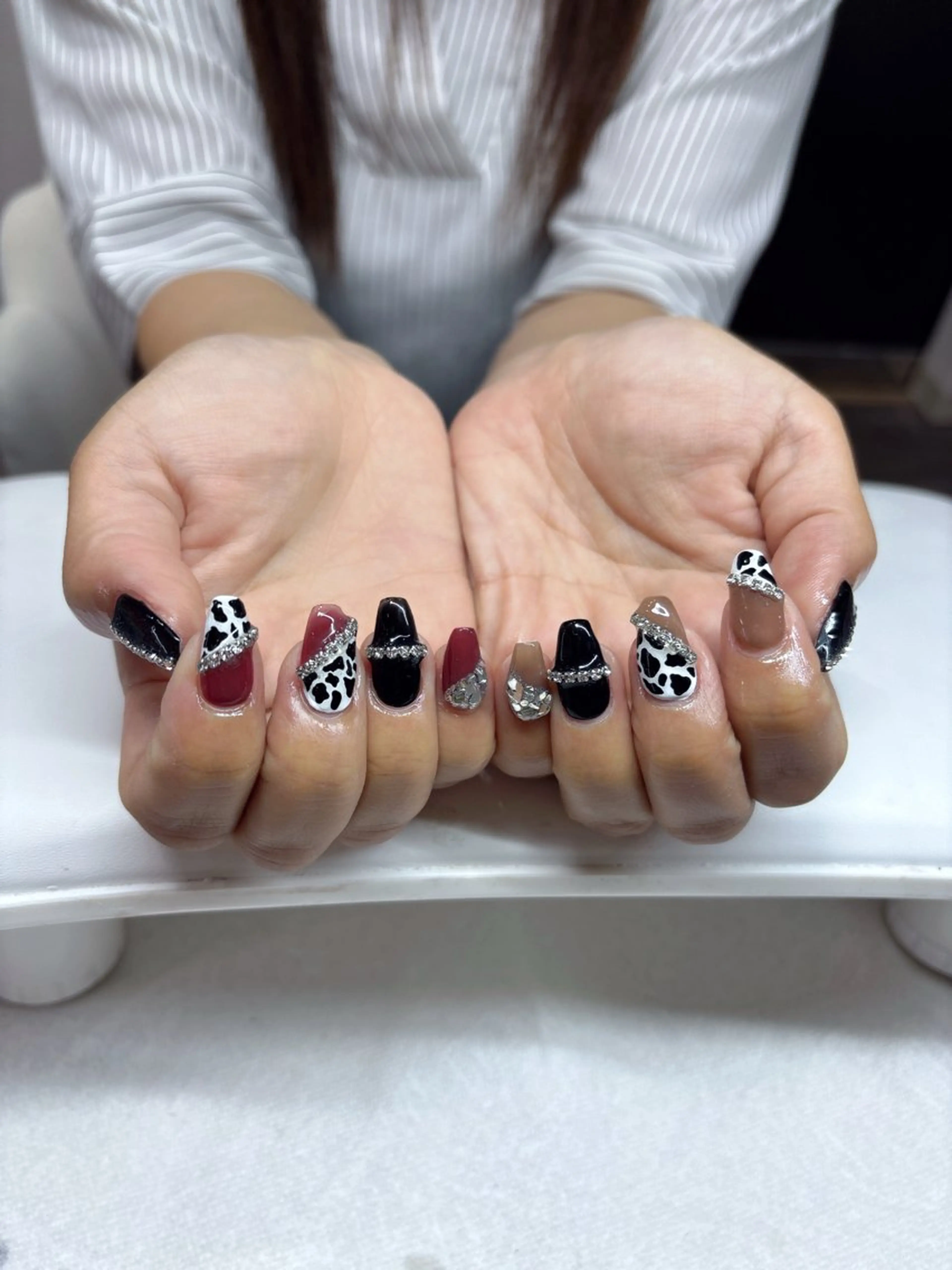 ⚠️明細をよくご確認ください⚠️オフあり（ジェル）💝ハンド💝120分やり放題アート10本までの写真