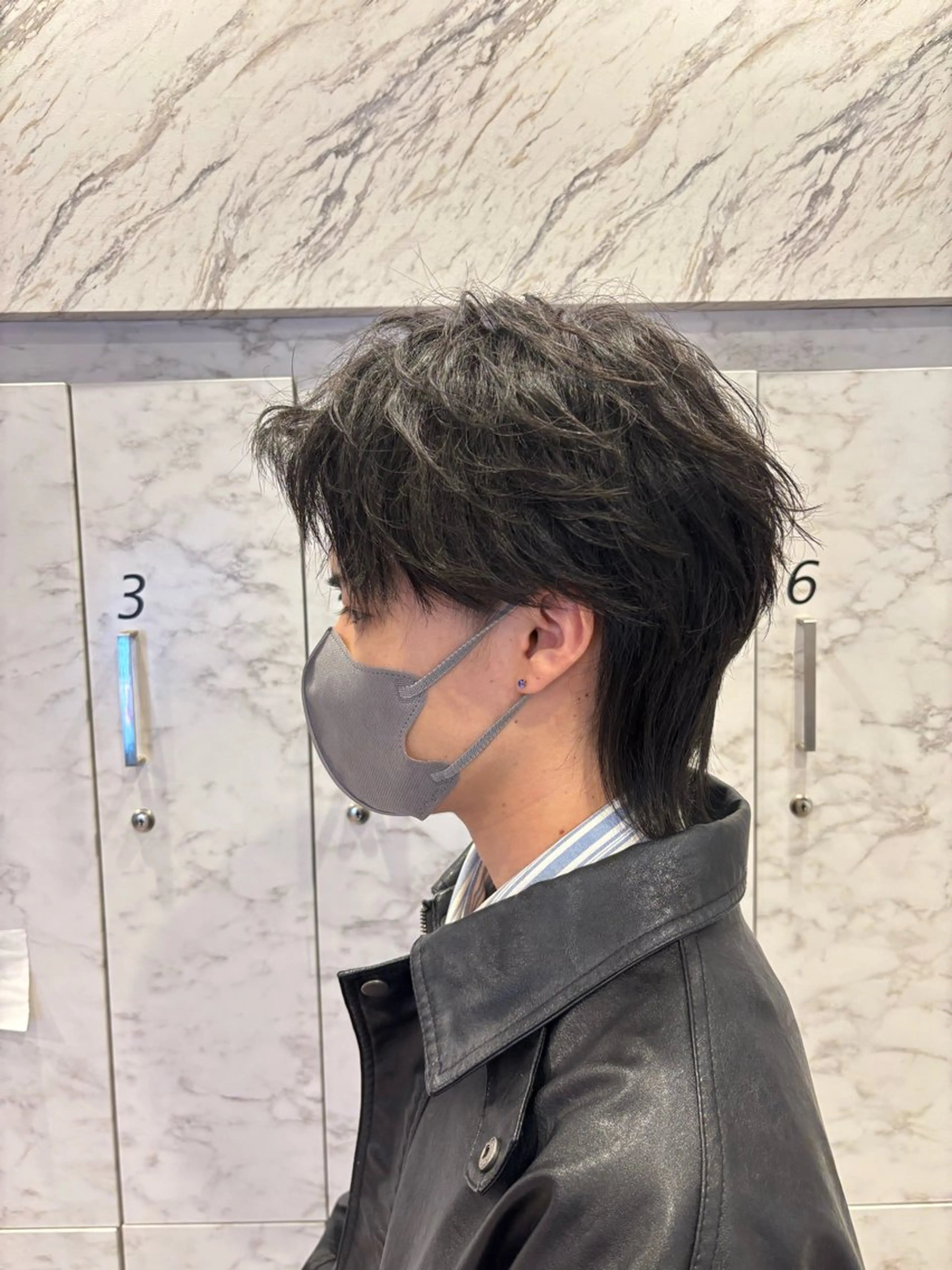 メンズ マッシュウルフ マッシュ メンズウルフカット ウルフカット カット パーマ 菅原流星🌟カット/ メンズ/メンズパーマのヘアスタイル