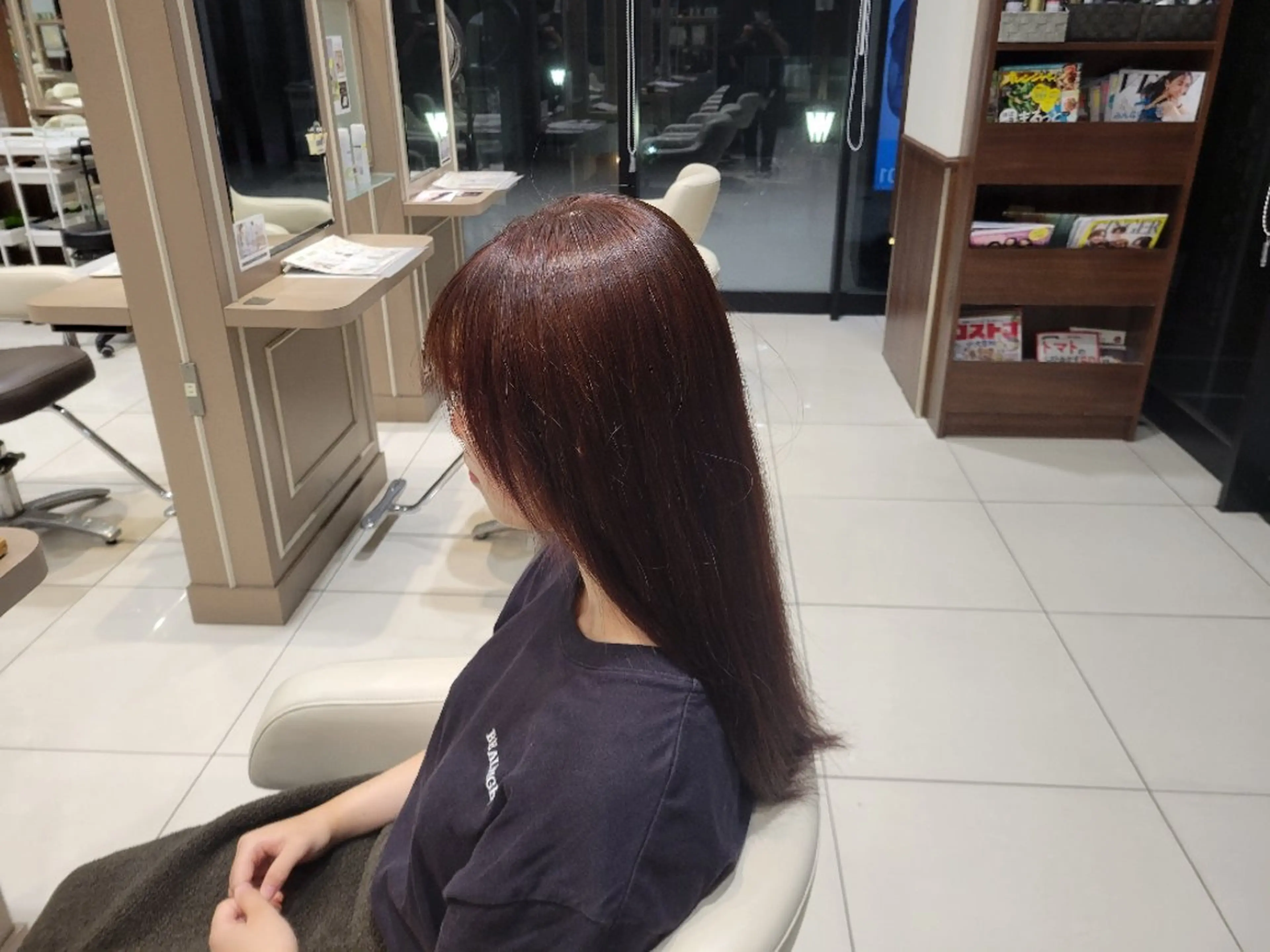 ロング カラー ブラウンカラー ピンクカラー ピンクブラウン 渡辺 将功のヘアスタイル