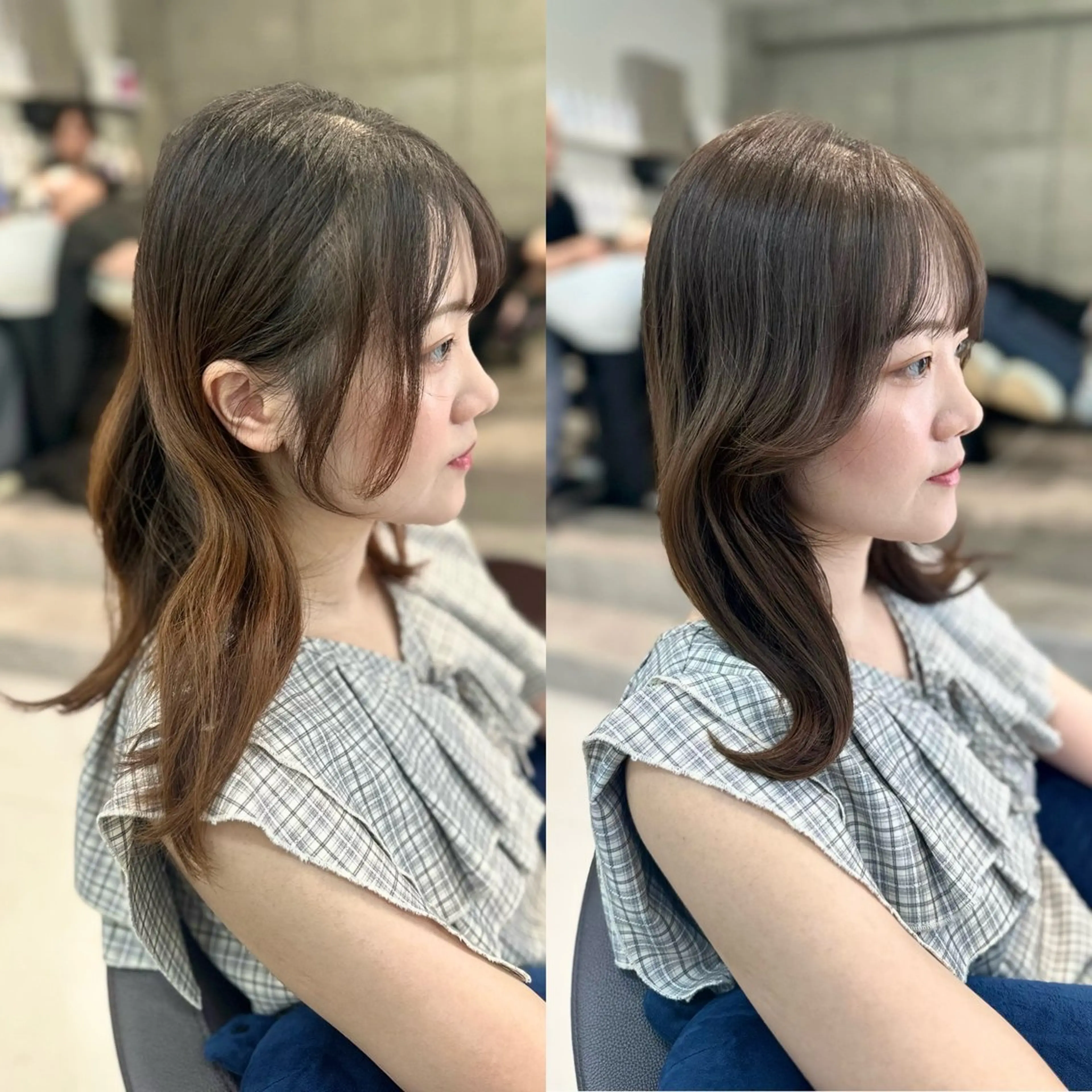 ミディアム 山崎結菜 髪質改善💎のヘアスタイル