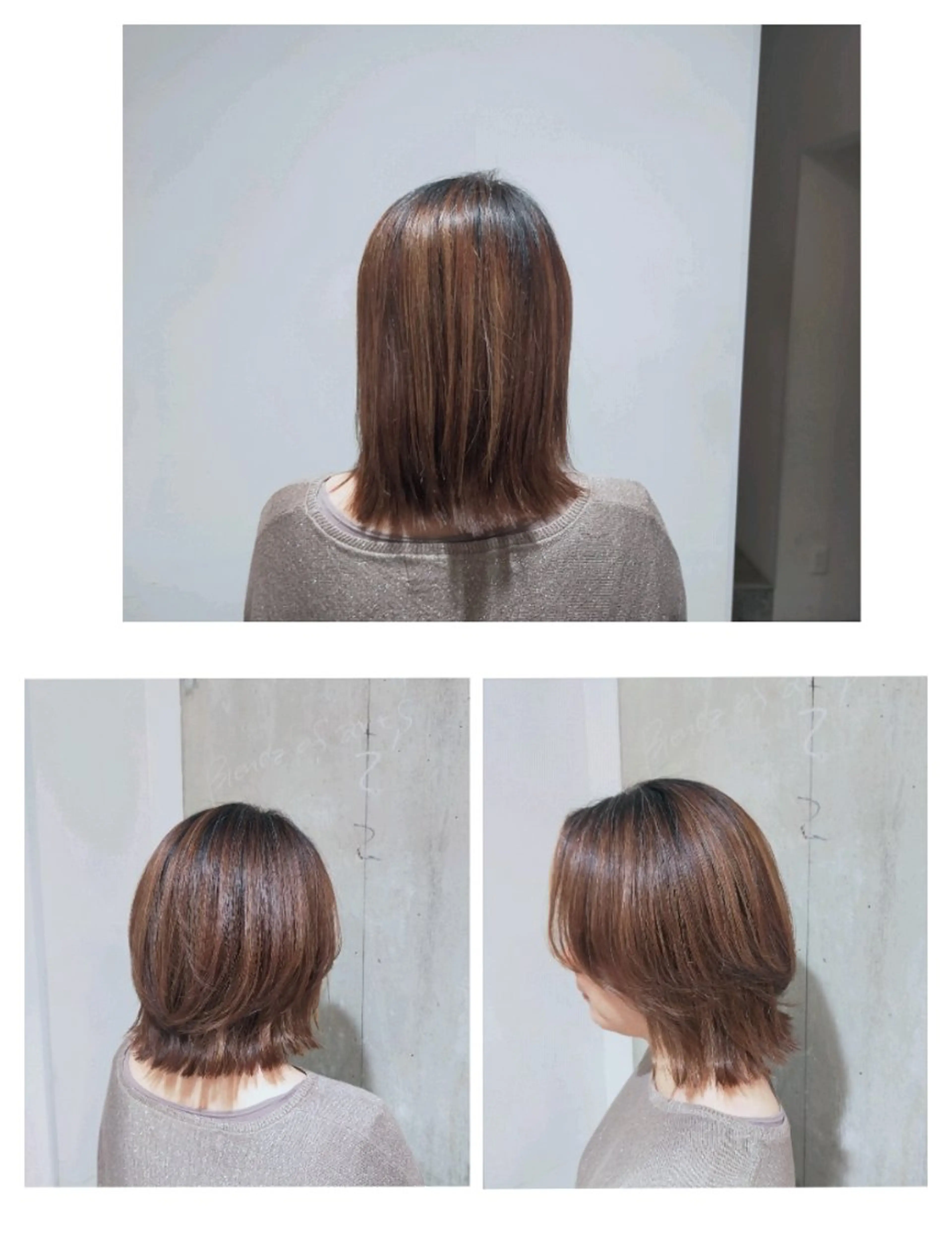 ミディアム 和佐 ももえのヘアスタイル