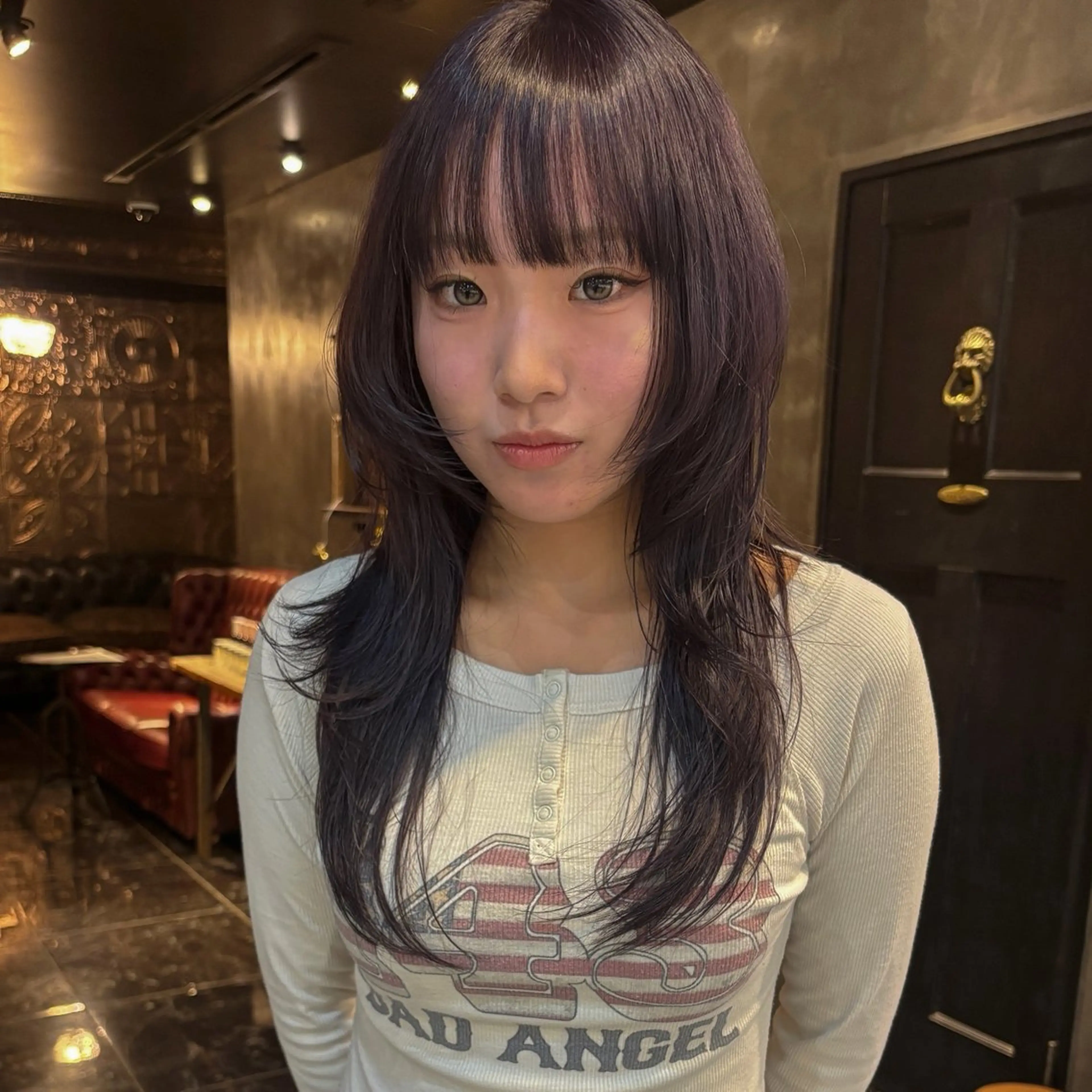 【平日限定】レイヤーカット＋艶カラー＋高保湿TR 〔レイヤー/ハッシュカット／顔周りレイヤー/ボブレイヤー〕の写真