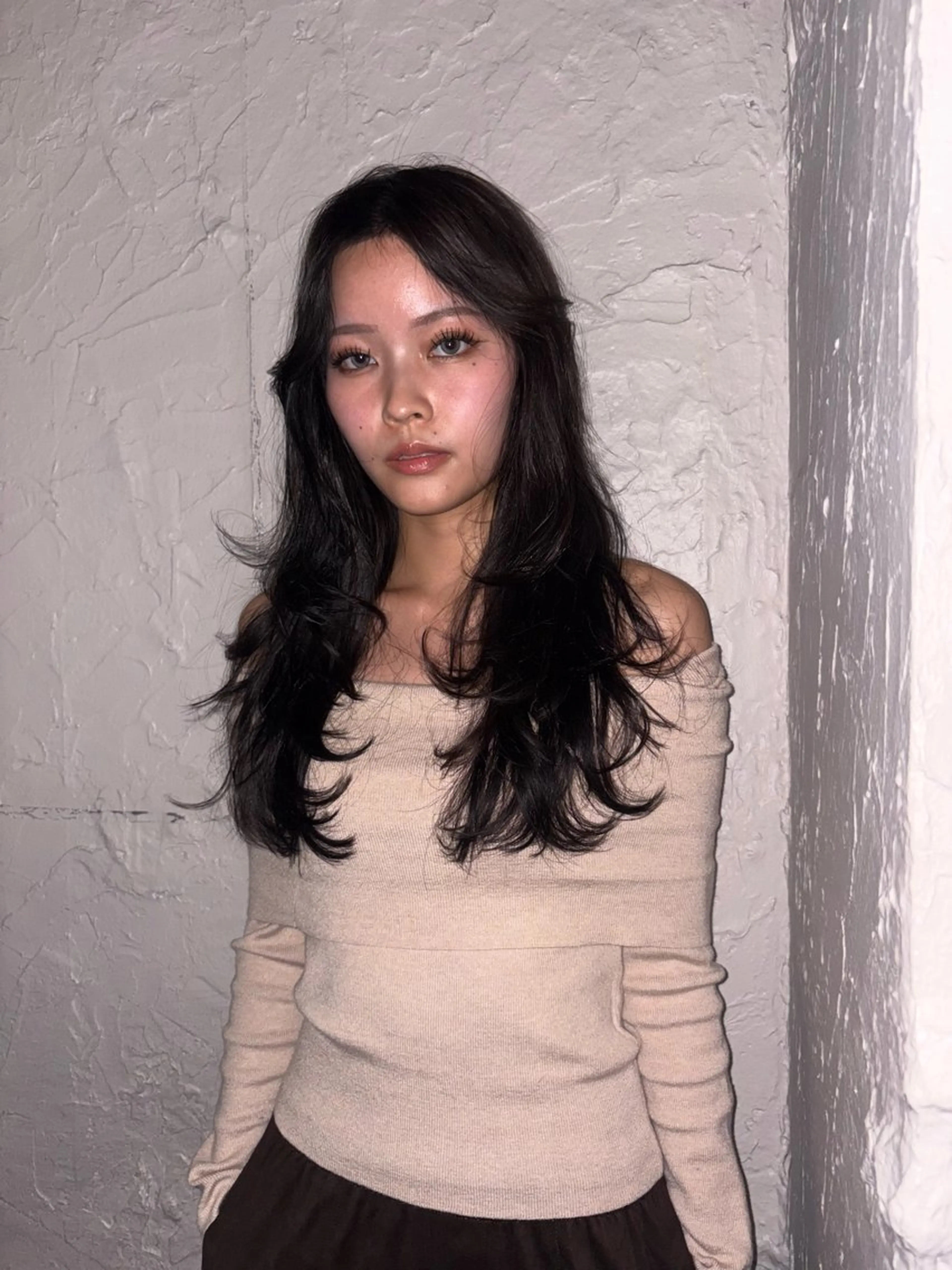 ロング ハイトーン レイヤー🎀meiのヘアスタイル