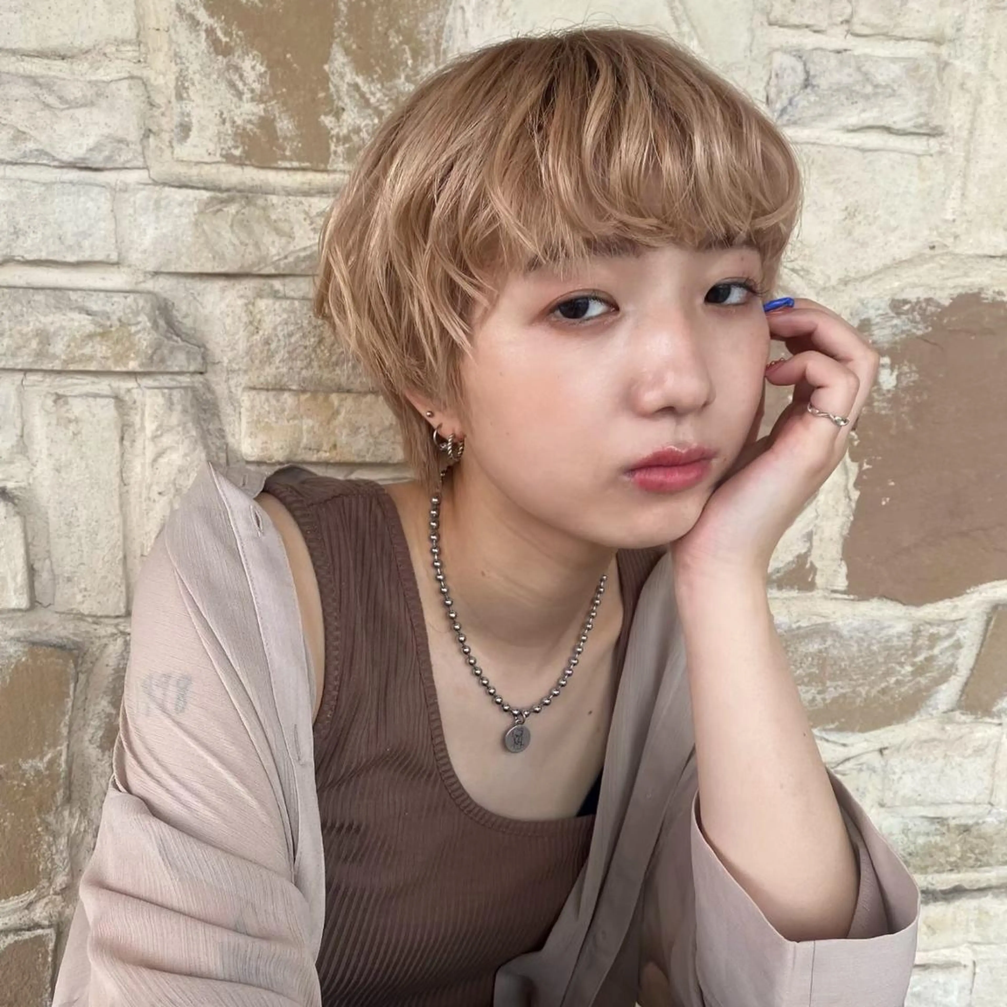 カラー ヘアアレンジ ショート カット ヘアカラー ＴＪ天気予報 天白店のヘアスタイル