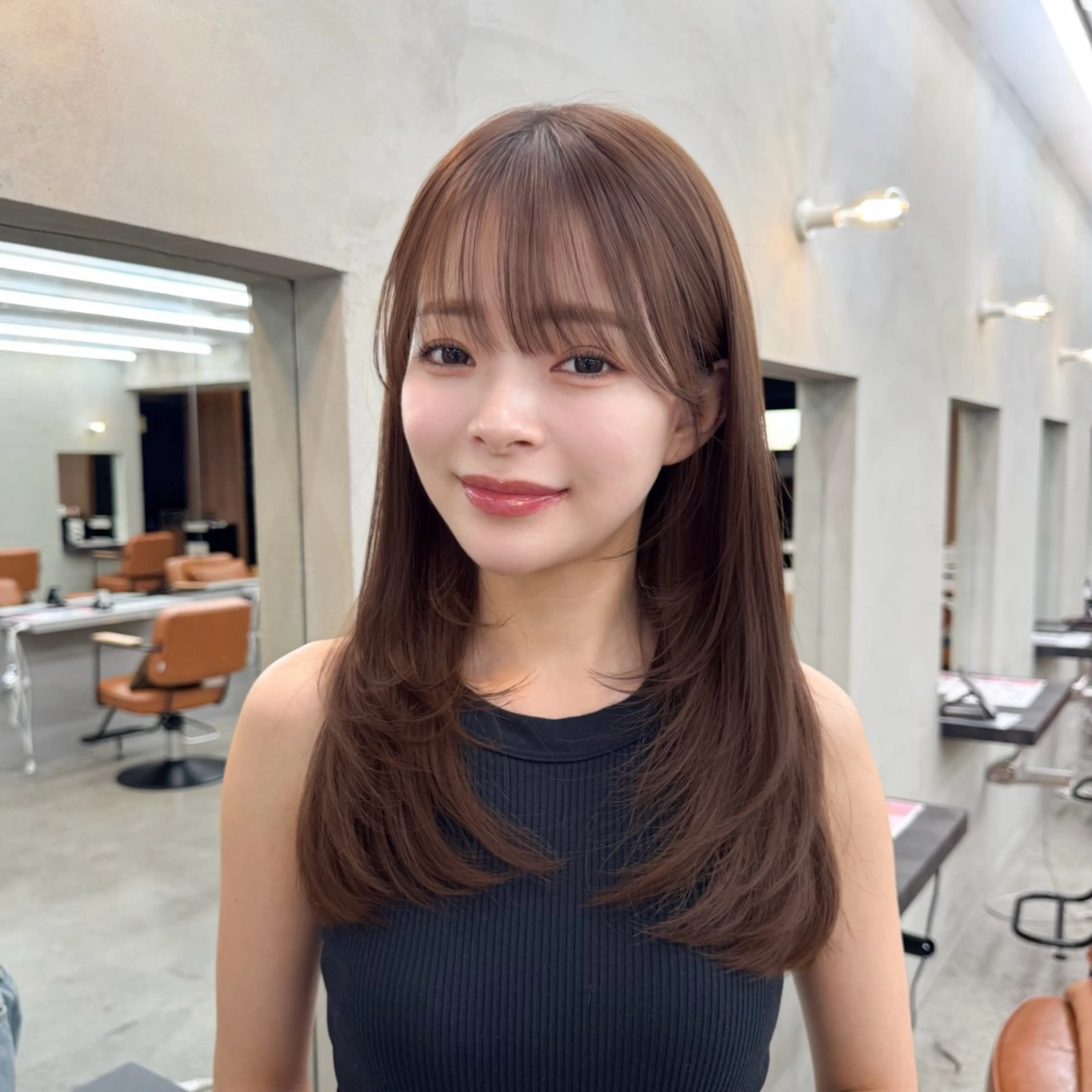 ミディアム カラー 柔らかいレイヤー🌿 大人ヘア/みっきーのヘアスタイル