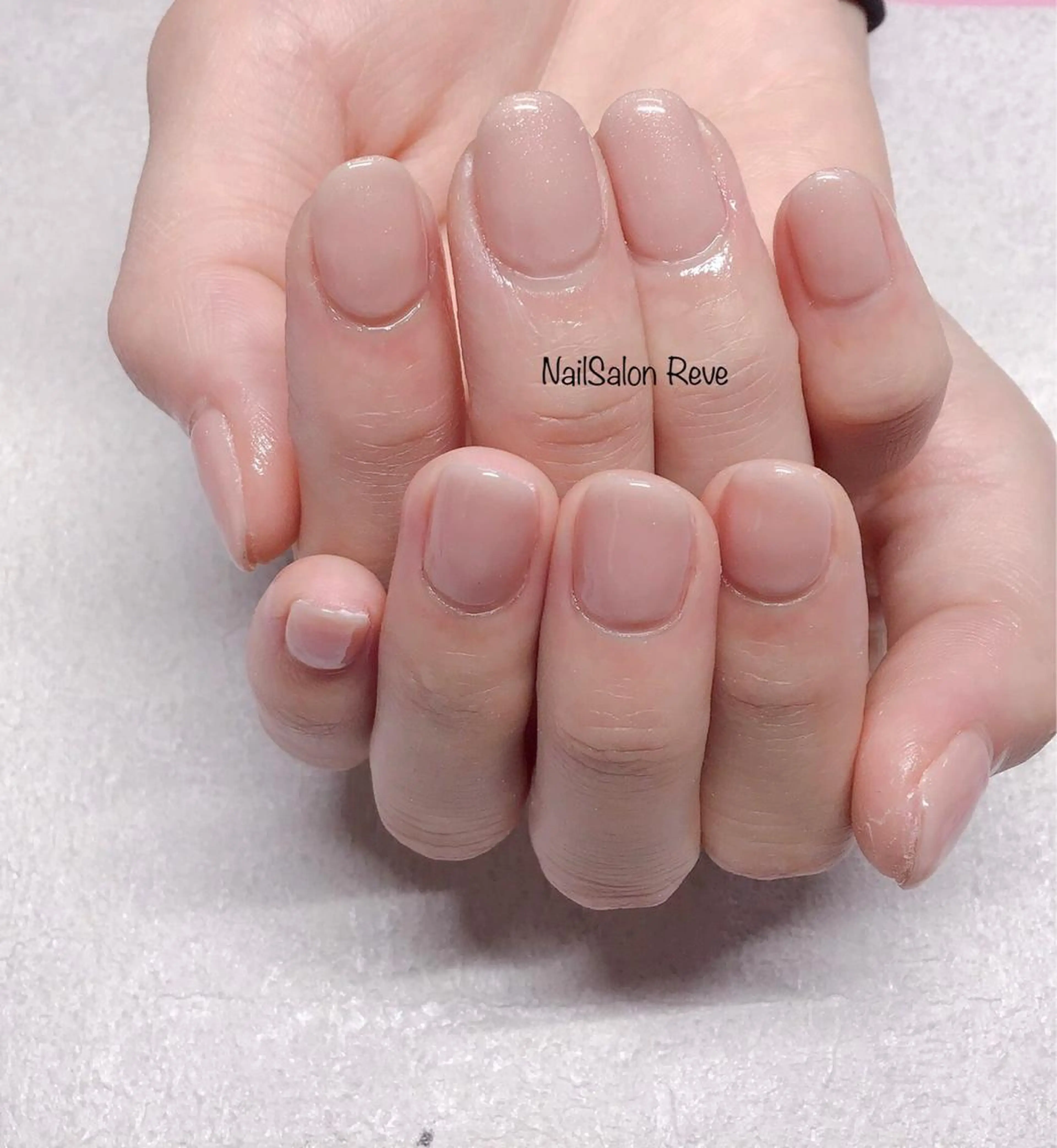 ネイル ワンカラーネイル フットネイル NailSalon Reveのネイルデザイン