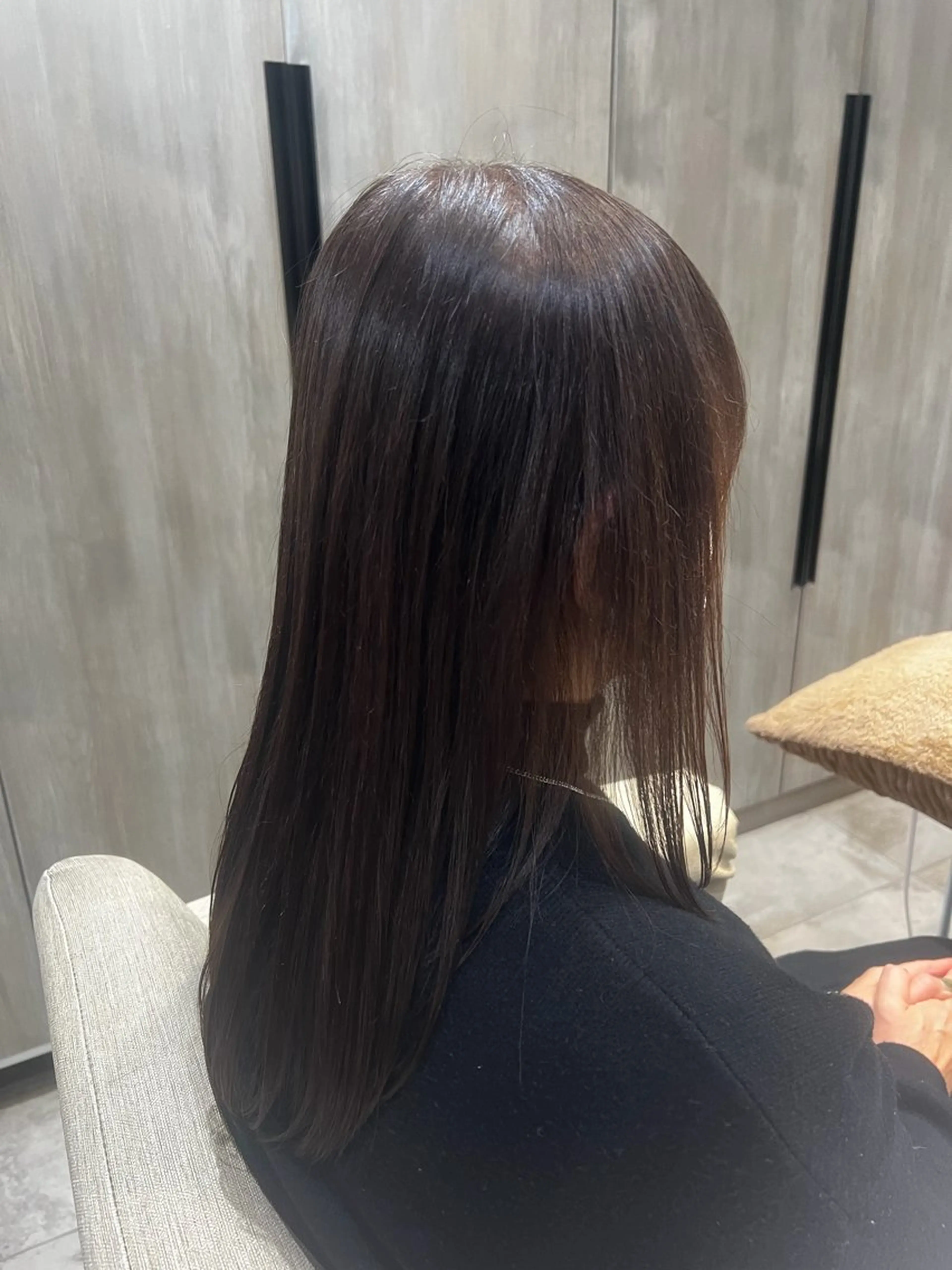 ロング パーマ 門石 一栞のヘアスタイル