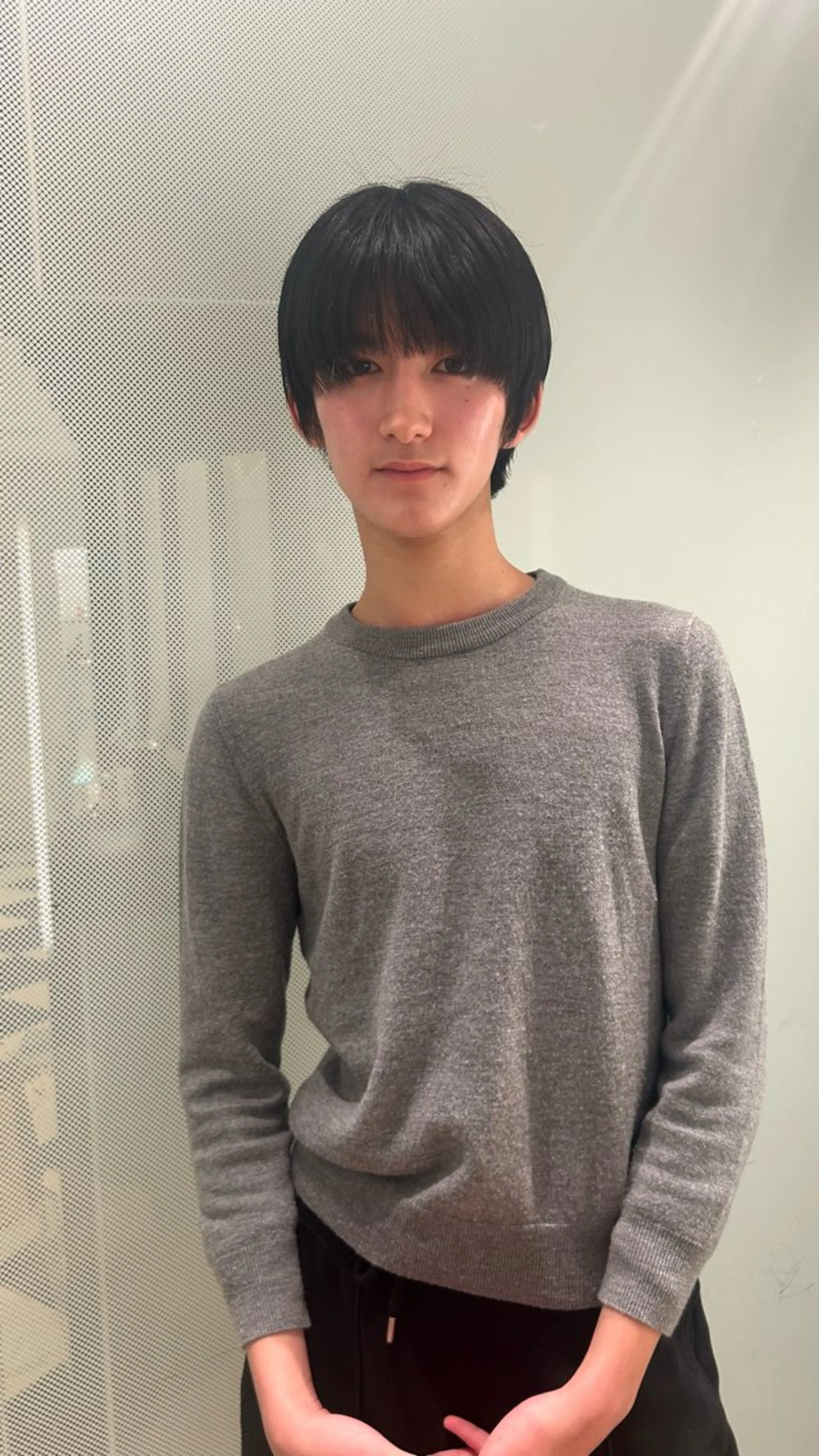 ショート シースルーバング 高山沙来/ストレート パーマ特化/縮毛矯正のヘアスタイル