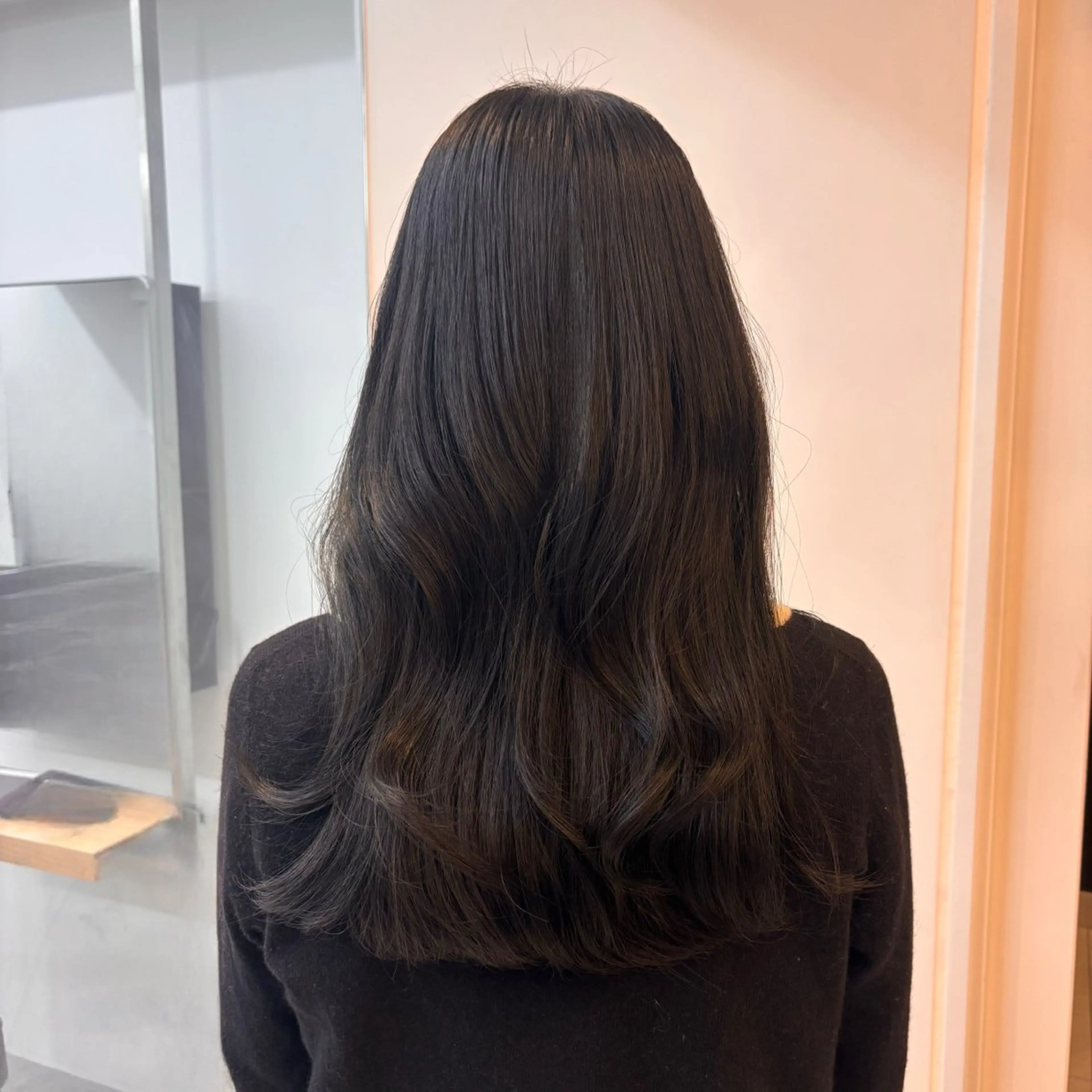 セミロング ヘアカラー 透明感/韓国ヘア/ miyu 🎀のヘアスタイル