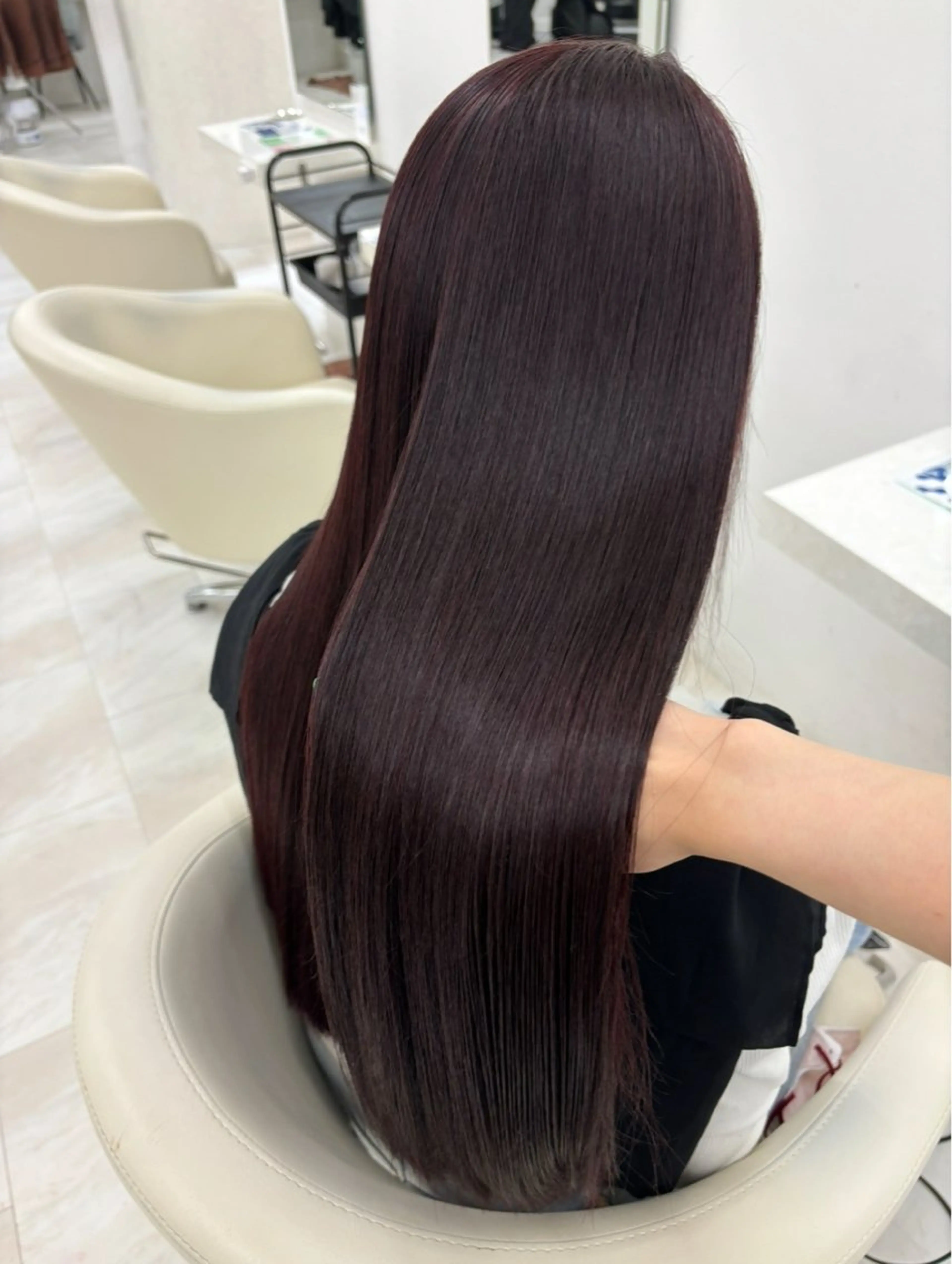 ロング ヘアカラー トリートメント はな　ブリーチ ハイトーン/ 渋谷のヘアスタイル