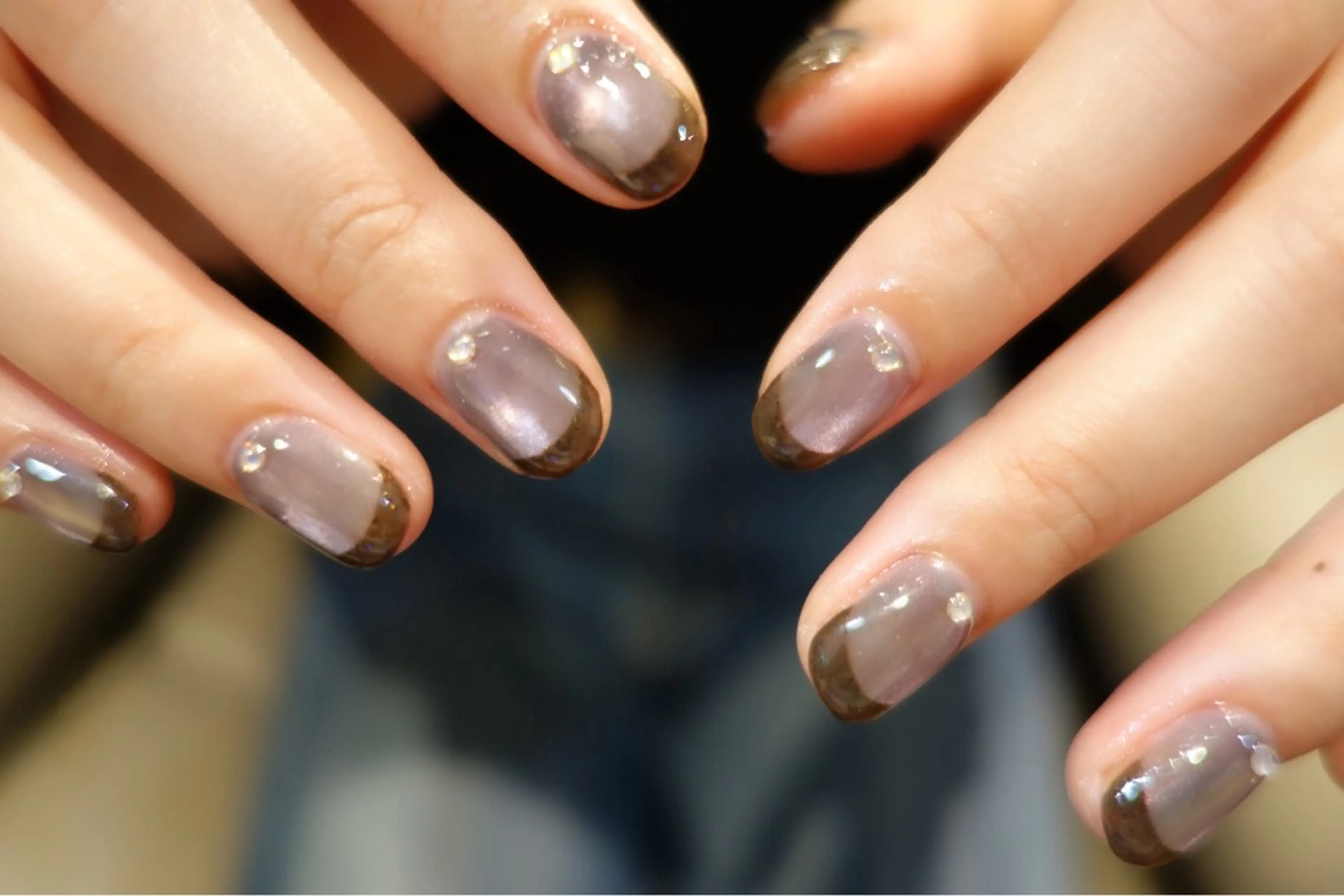 ネイル フレンチネイル マグネットネイル ハンドネイル tsumeasobi所属・tsumeasobi 🪬macoのネイルデザイン